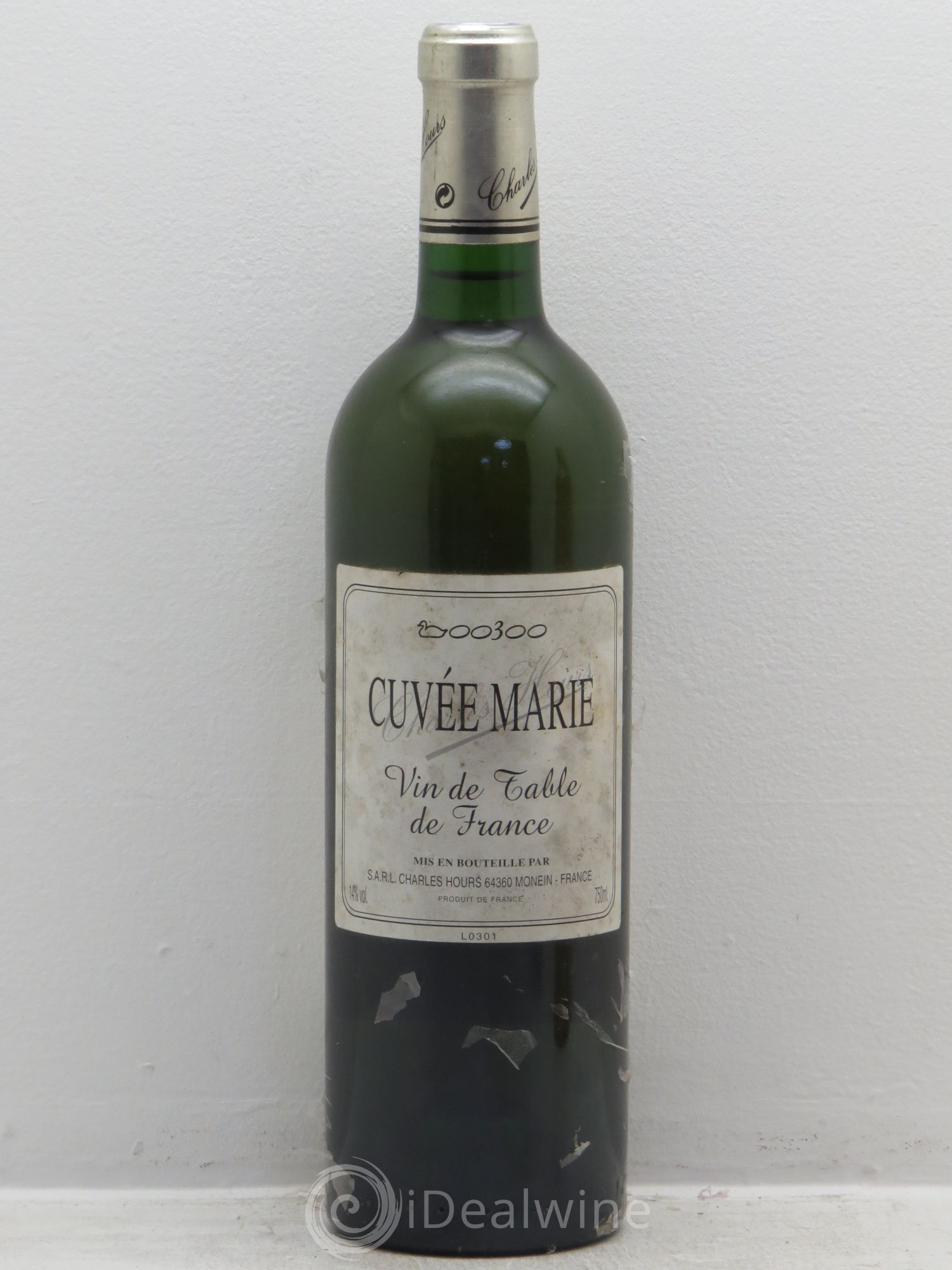 Jurançon Sec Uroulat Cuvée Marie Charles Hours 2003 - Lot de 1 bouteille - 0