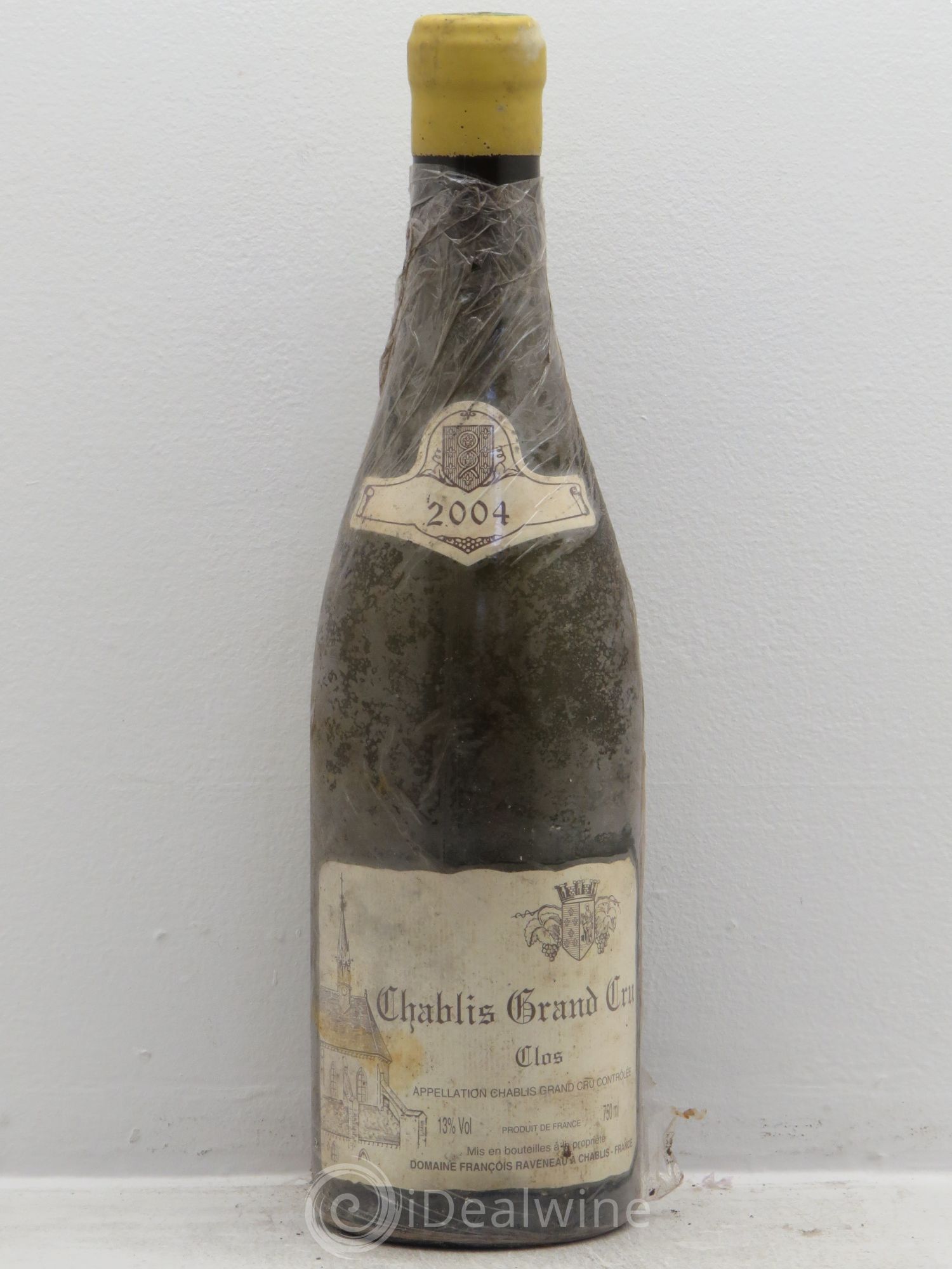 Chablis Grand Cru Clos Raveneau (Domaine) 2004 - Lot de 1 bouteille - 0