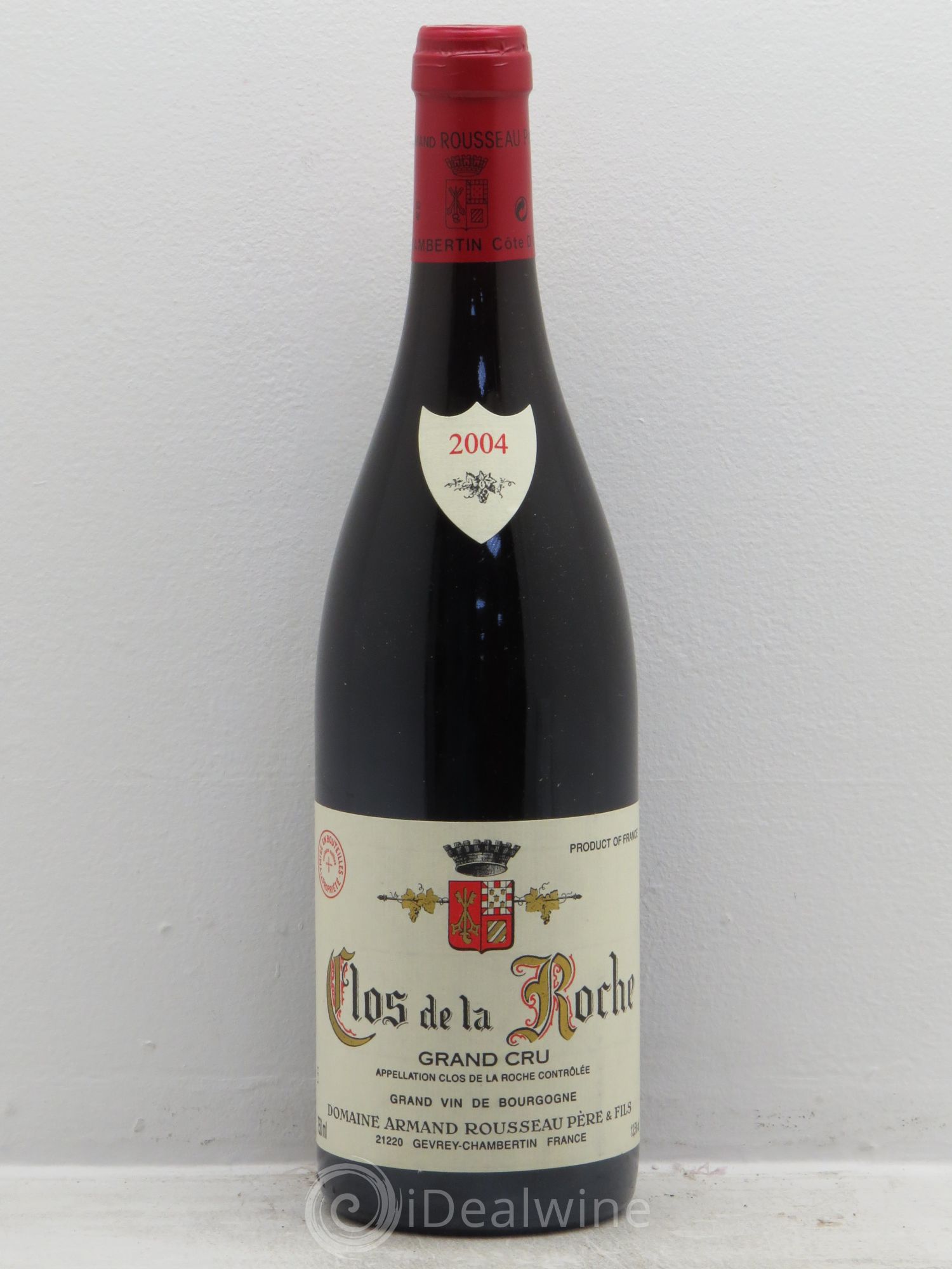 Clos de la Roche Grand Cru Armand Rousseau (Domaine) 2004 - Posten von 1 Flasche - 0