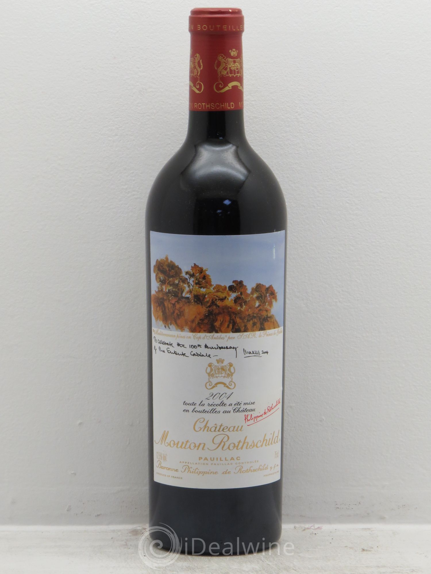 Château Mouton Rothschild 1er Grand Cru Classé 2004 - Posten von 1 Flasche - 0