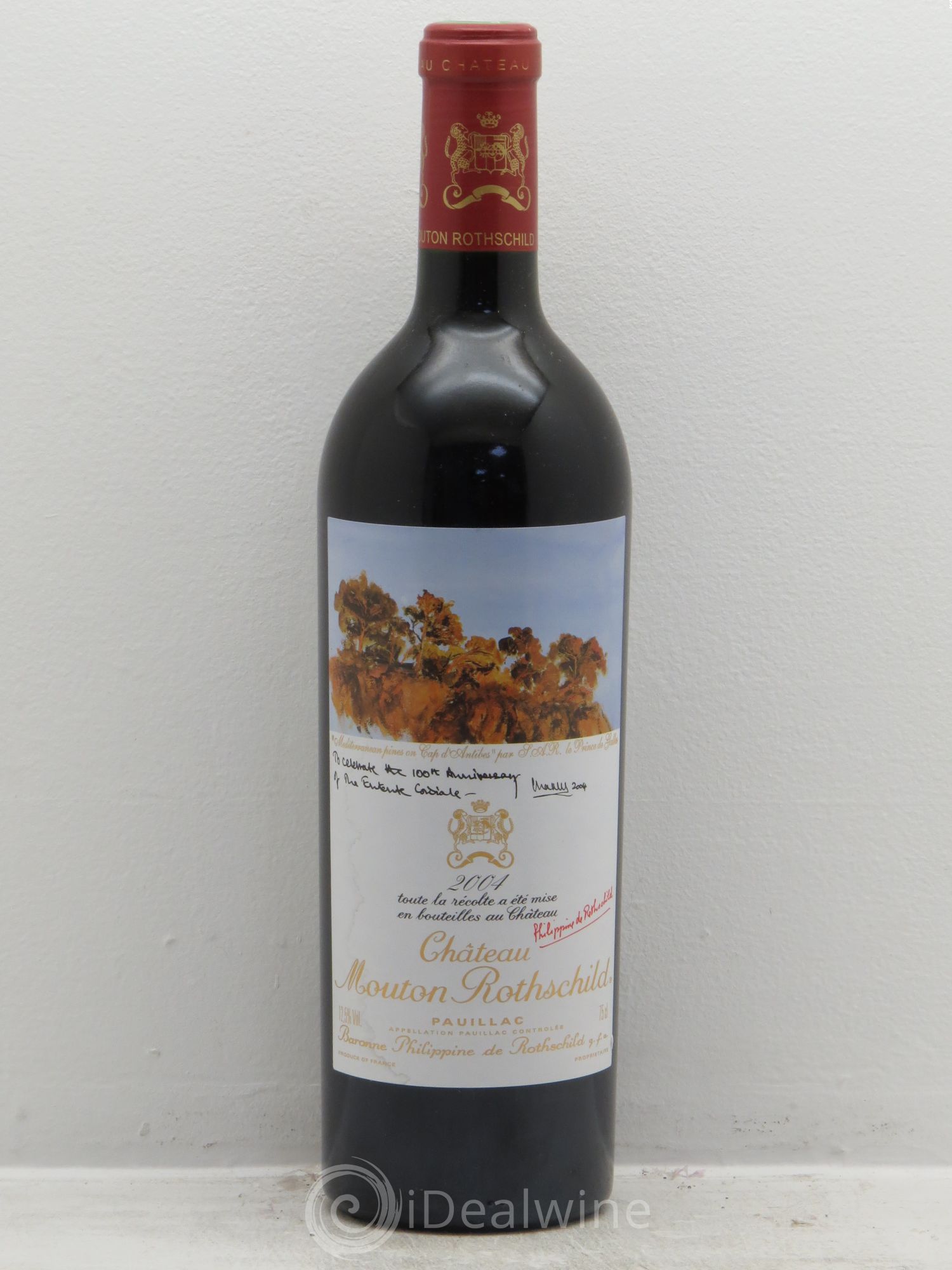 Château Mouton Rothschild 1er Grand Cru Classé 2004 - Posten von 1 Flasche - 0
