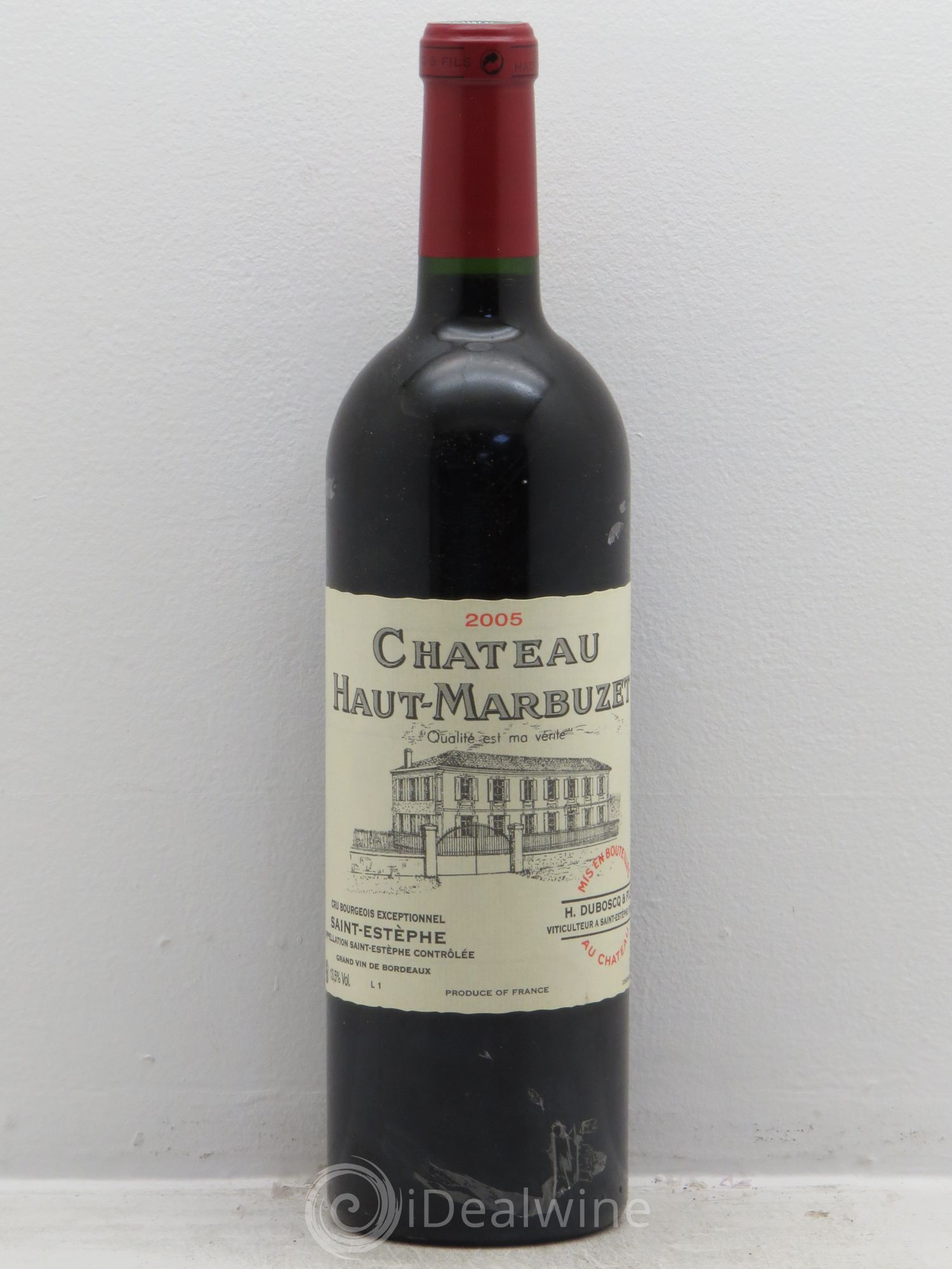 Château Haut Marbuzet 2005 - Lot de 1 bouteille - 0