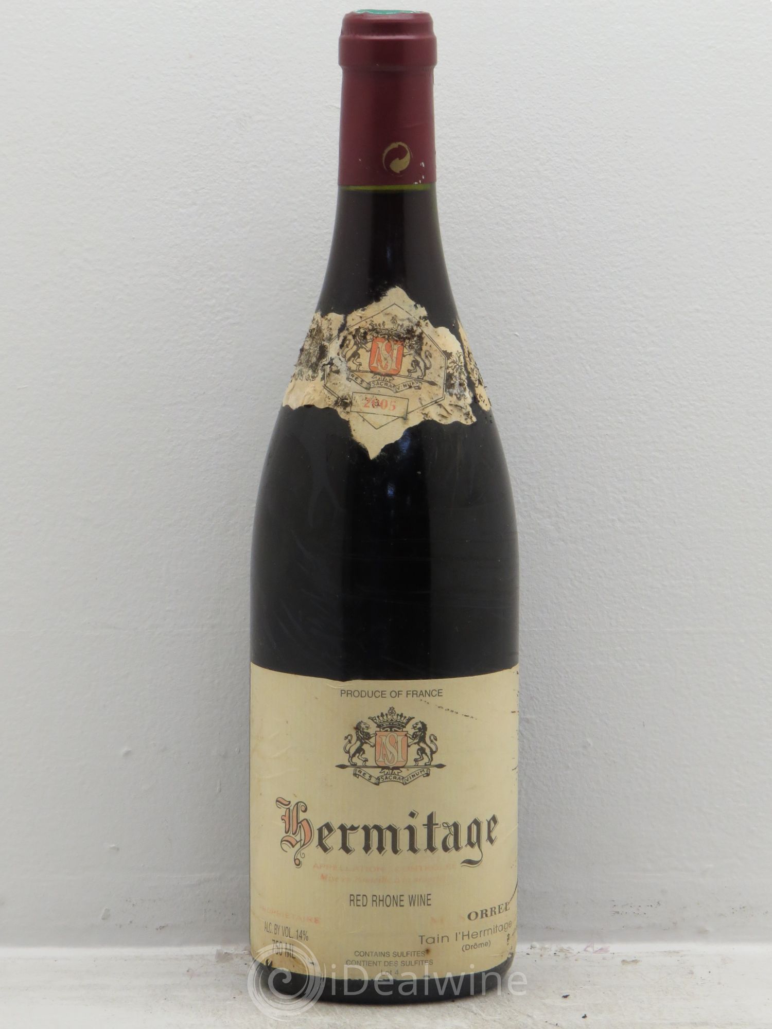 Hermitage Marc Sorrel 2005 - Lot de 1 bouteille - 0