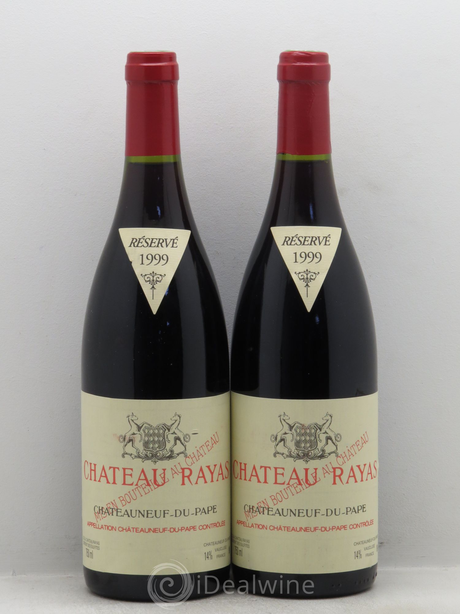 Châteauneuf-du-Pape Château Rayas Emmanuel Reynaud 1999 - Lot de 2 bouteilles - 0