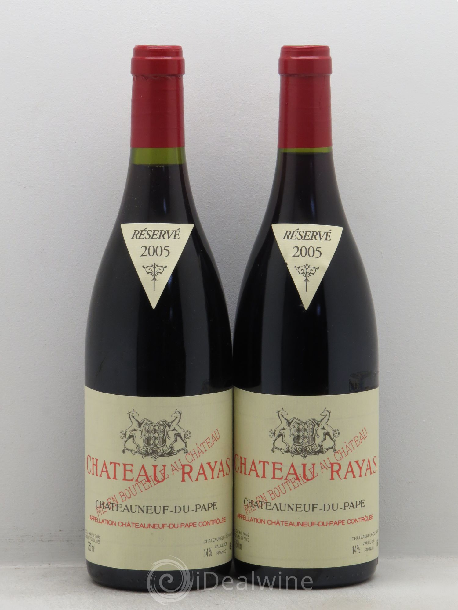 Châteauneuf-du-Pape Château Rayas Emmanuel Reynaud 2005 - Lot de 2 bouteilles - 0
