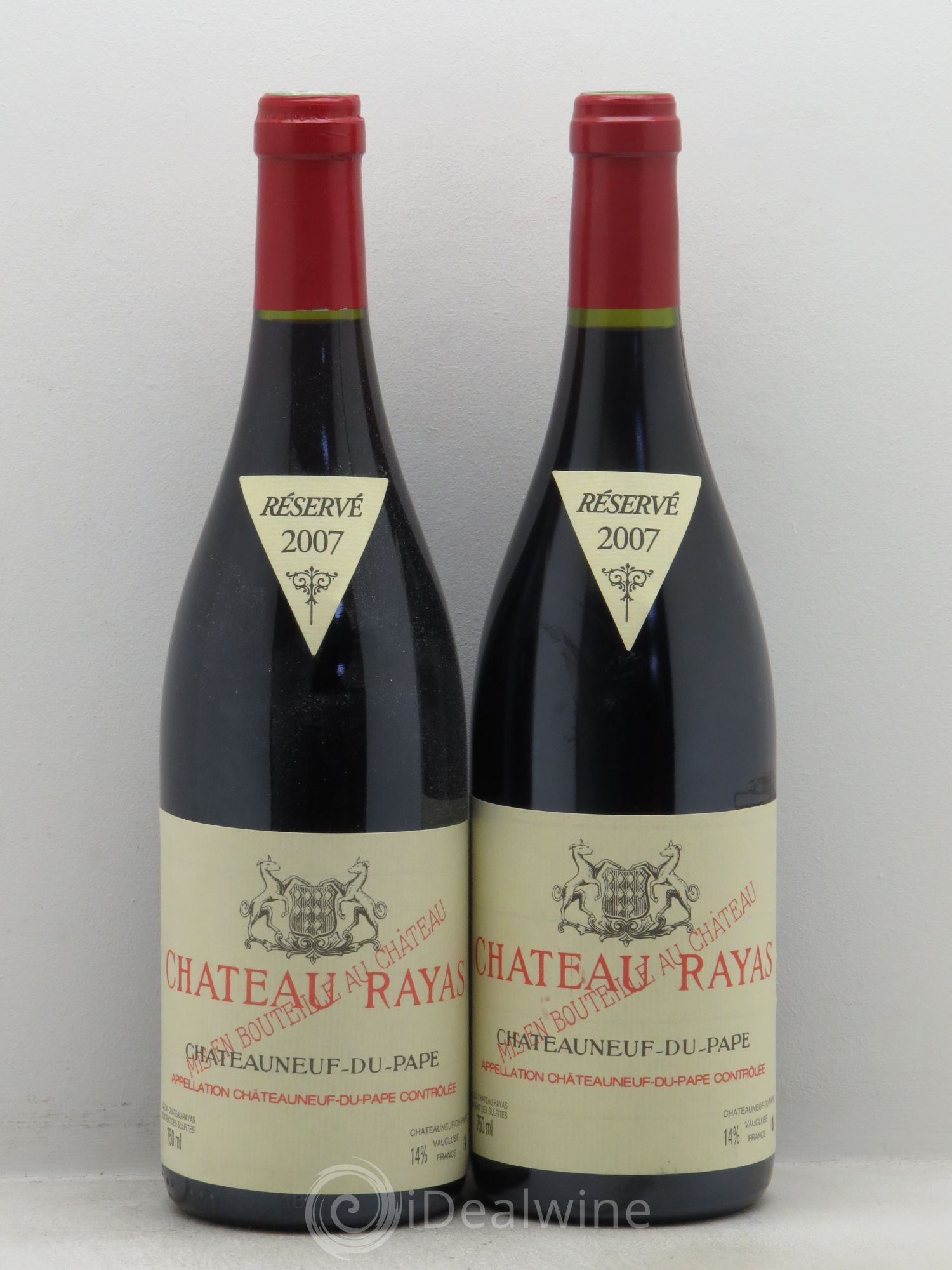 Châteauneuf-du-Pape Château Rayas Emmanuel Reynaud 2007 - Lot de 2 bouteilles - 0