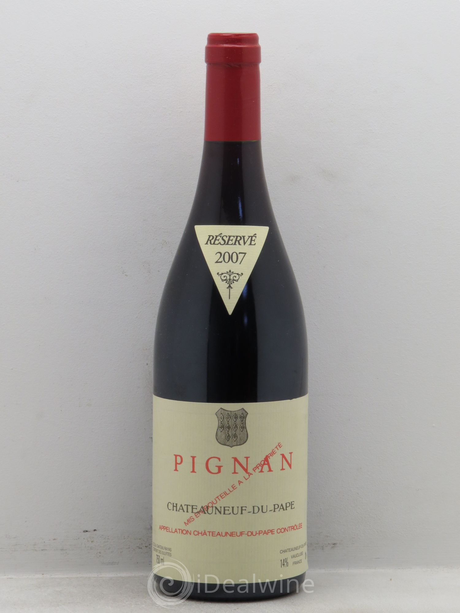 Châteauneuf-du-Pape Pignan Emmanuel Reynaud 2007 - Lot de 1 bouteille - 0