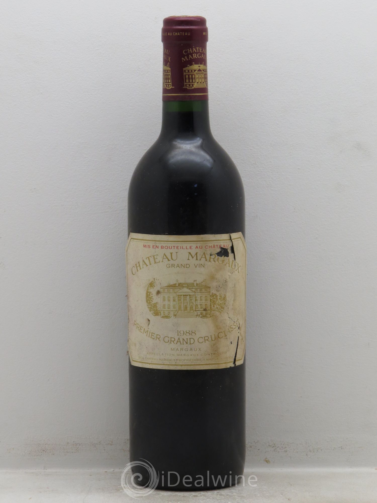 Château Margaux 1er Grand Cru Classé (sans prix de réserve) 1988 - Lot de 1 bouteille - 0
