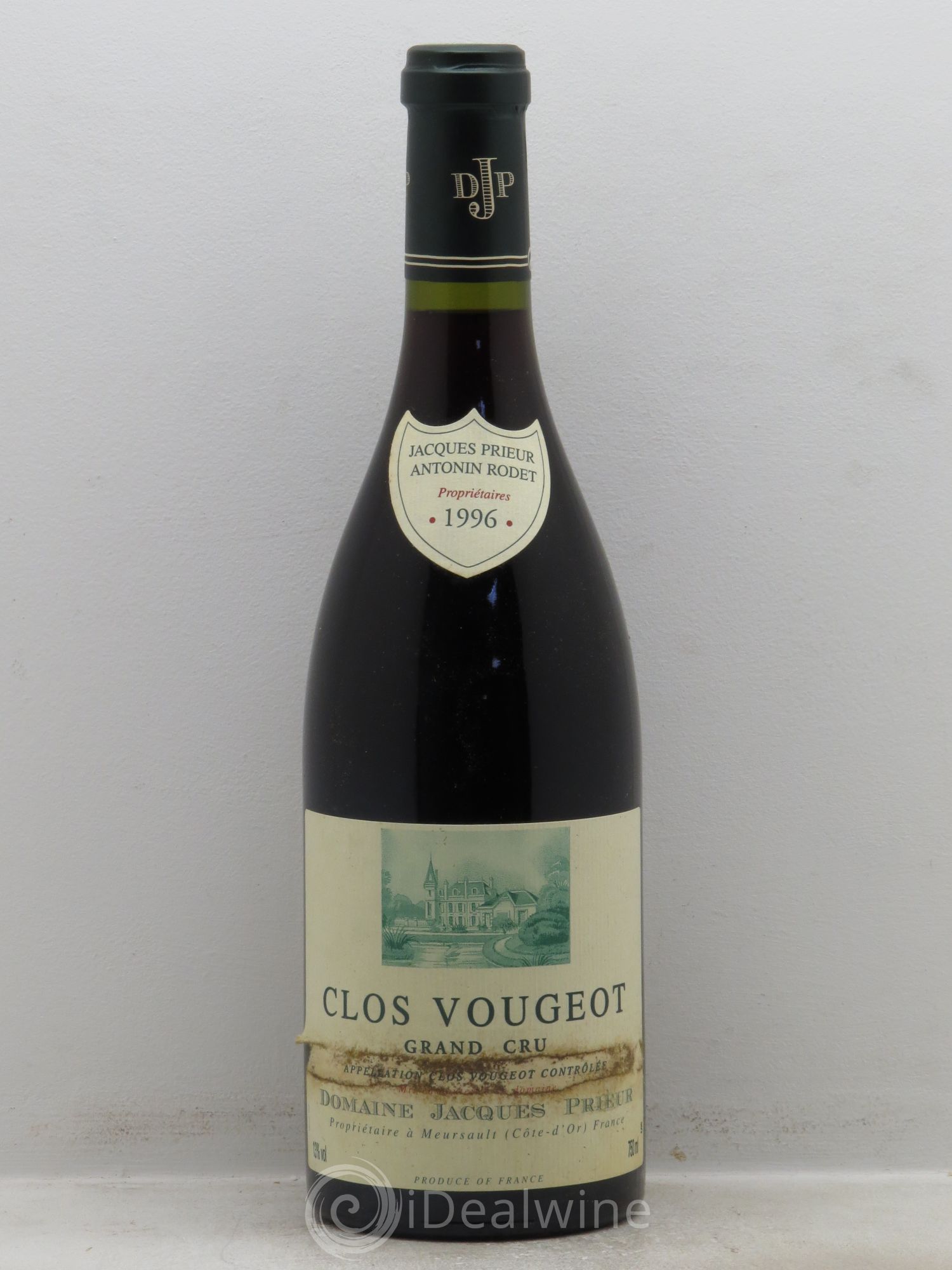 Clos de Vougeot Grand Cru Jacques Prieur (Domaine) (sans prix de réserve) 1996 - Lot de 1 bouteille - 0