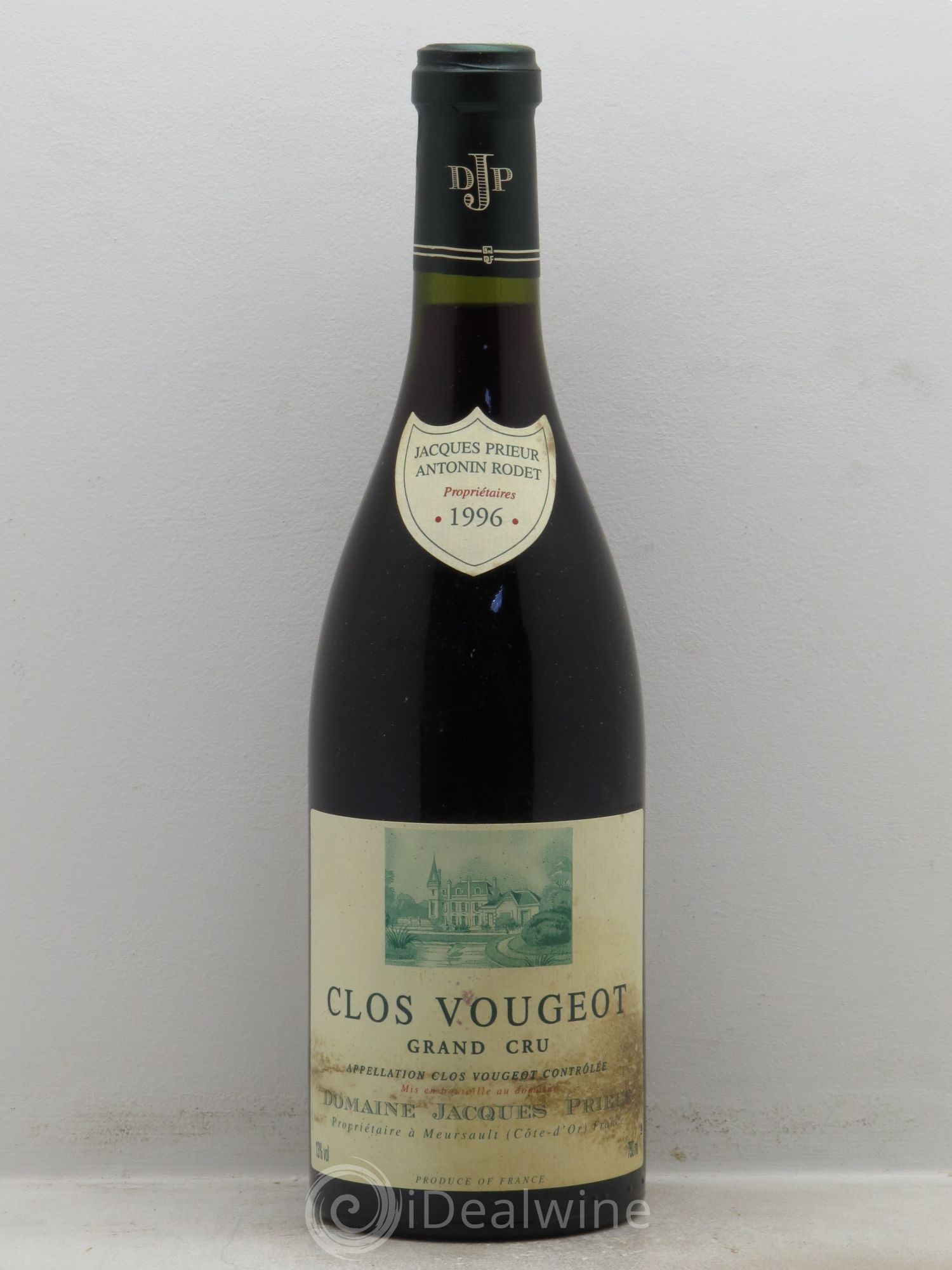 Clos de Vougeot Grand Cru Jacques Prieur (Domaine) (sans prix de réserve) 1996 - Lot de 1 bouteille - 0