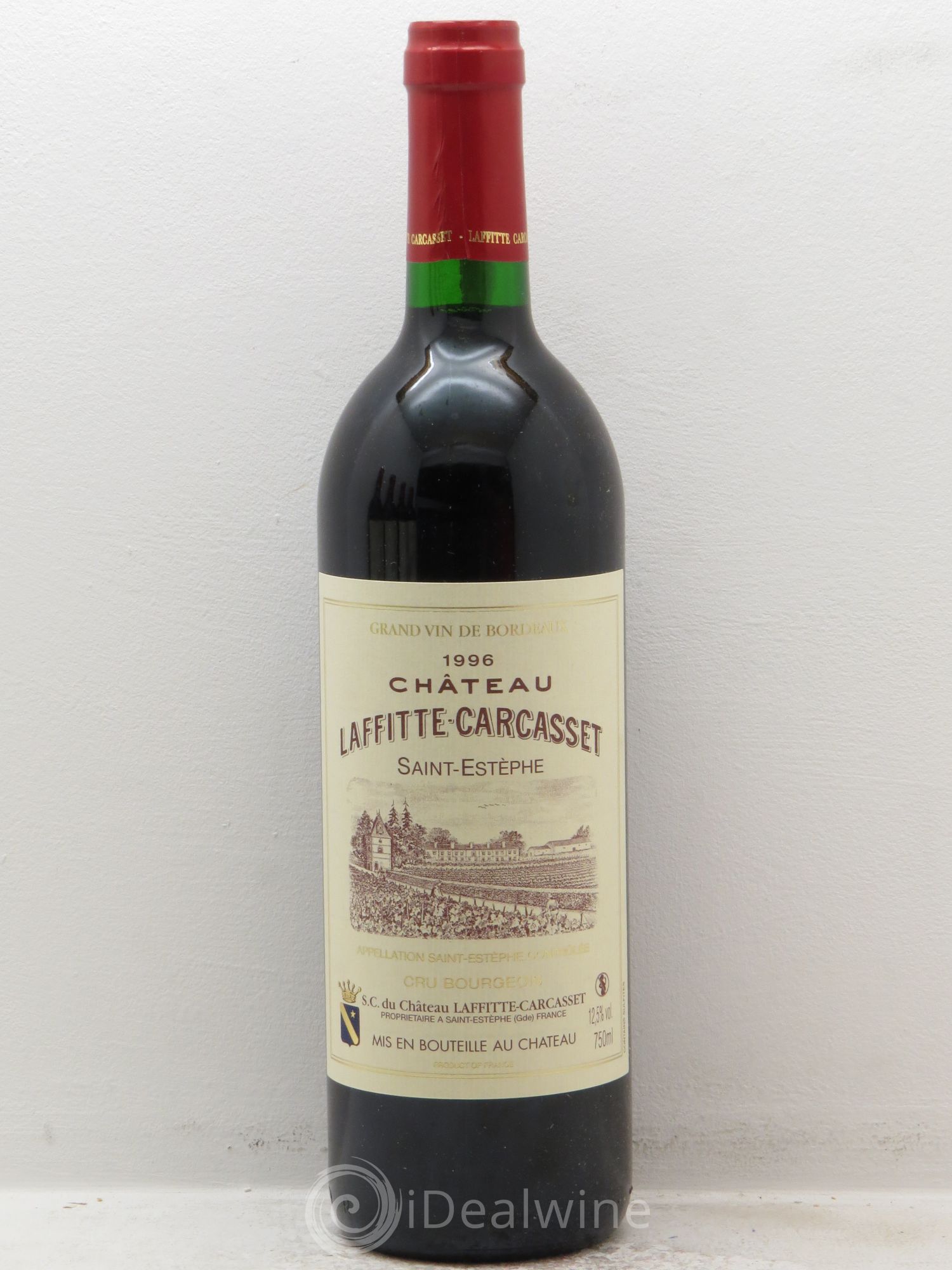 Château Laffitte Carcasset Cru Bourgeois (sans prix de réserve) 1996 - Lot de 1 bouteille - 0