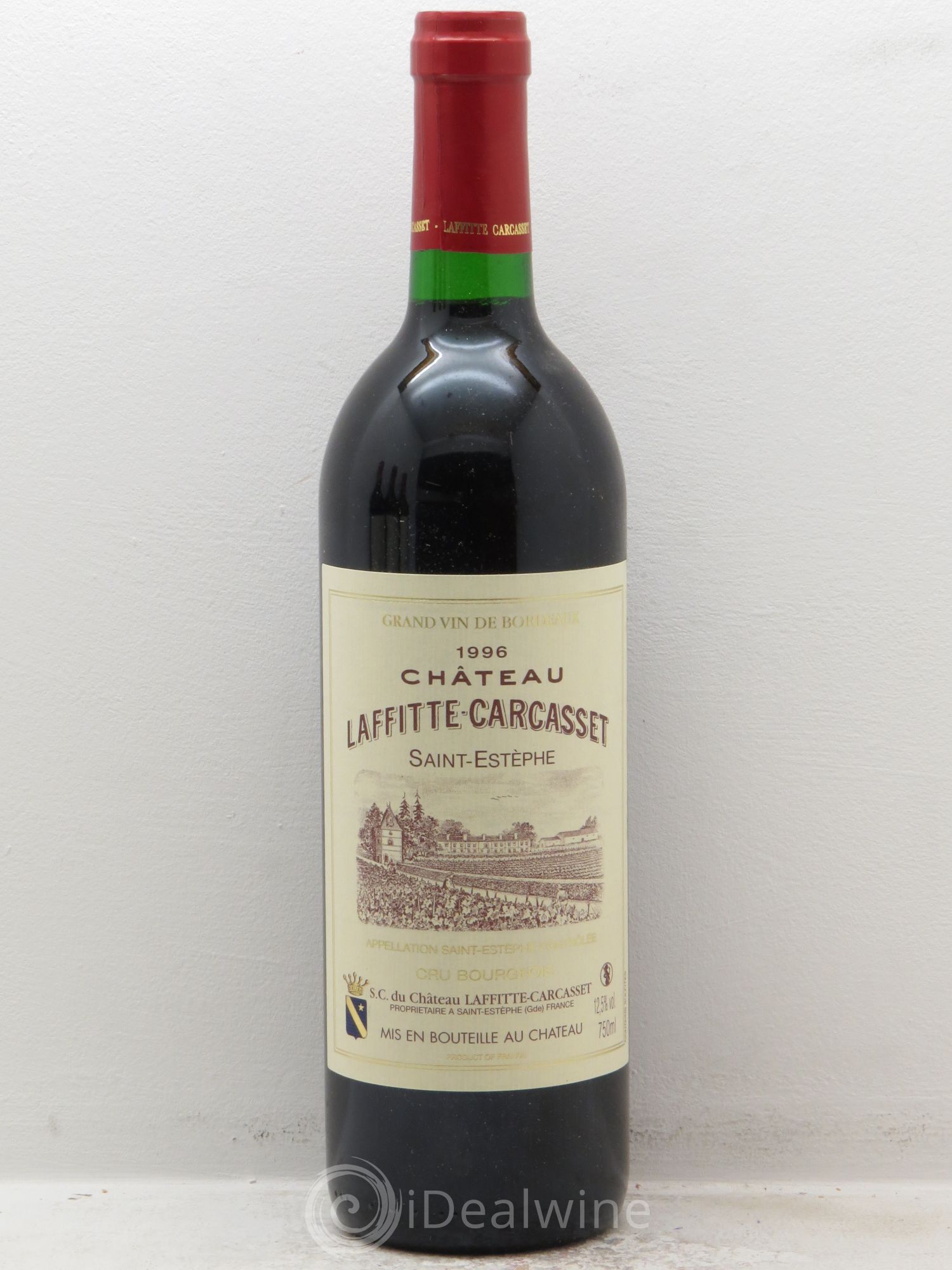 Château Laffitte Carcasset Cru Bourgeois (sans prix de réserve) 1996 - Lot de 1 bouteille - 0