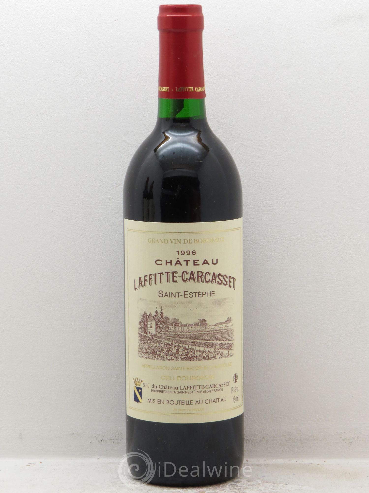 Château Laffitte Carcasset Cru Bourgeois (sans prix de réserve) 1996 - Lot de 1 bouteille - 0