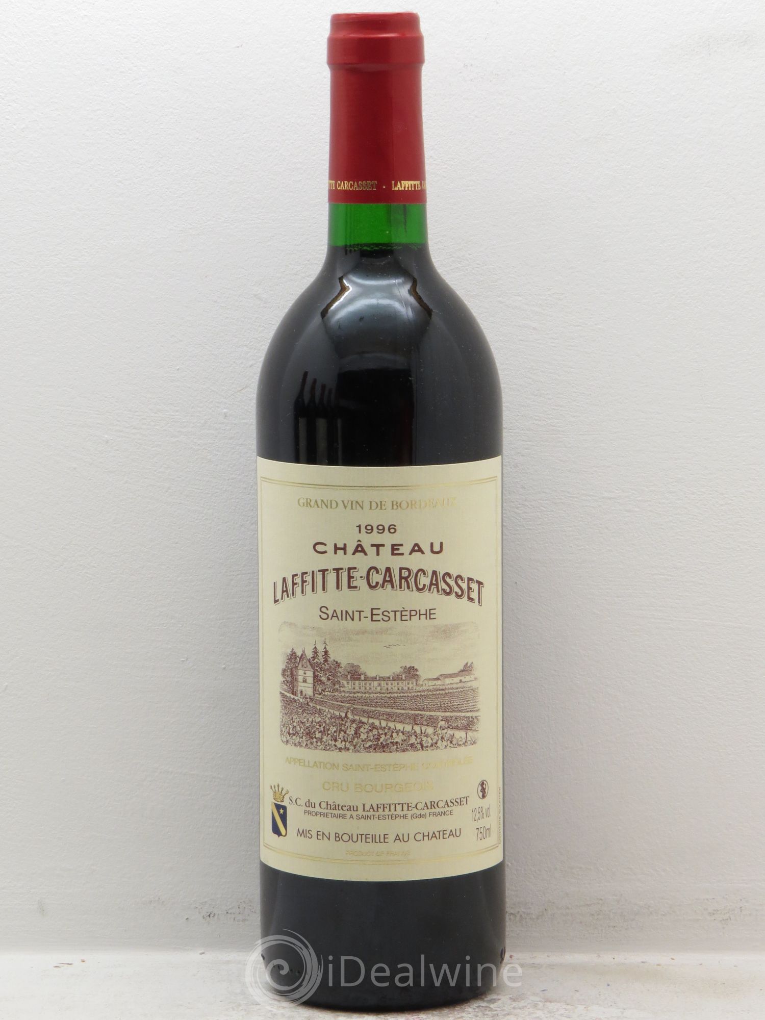 Château Laffitte Carcasset Cru Bourgeois (sans prix de réserve) 1996 - Lot de 1 bouteille - 0