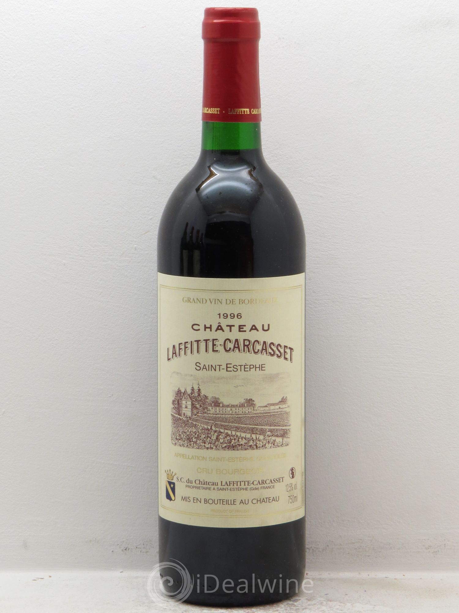 Château Laffitte Carcasset Cru Bourgeois (sans prix de réserve) 1996 - Lot de 1 bouteille - 0