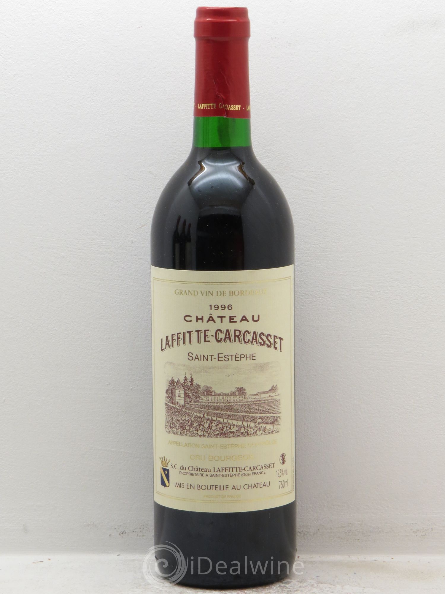 Château Laffitte Carcasset Cru Bourgeois (sans prix de réserve) 1996 - Lot de 1 bouteille - 0