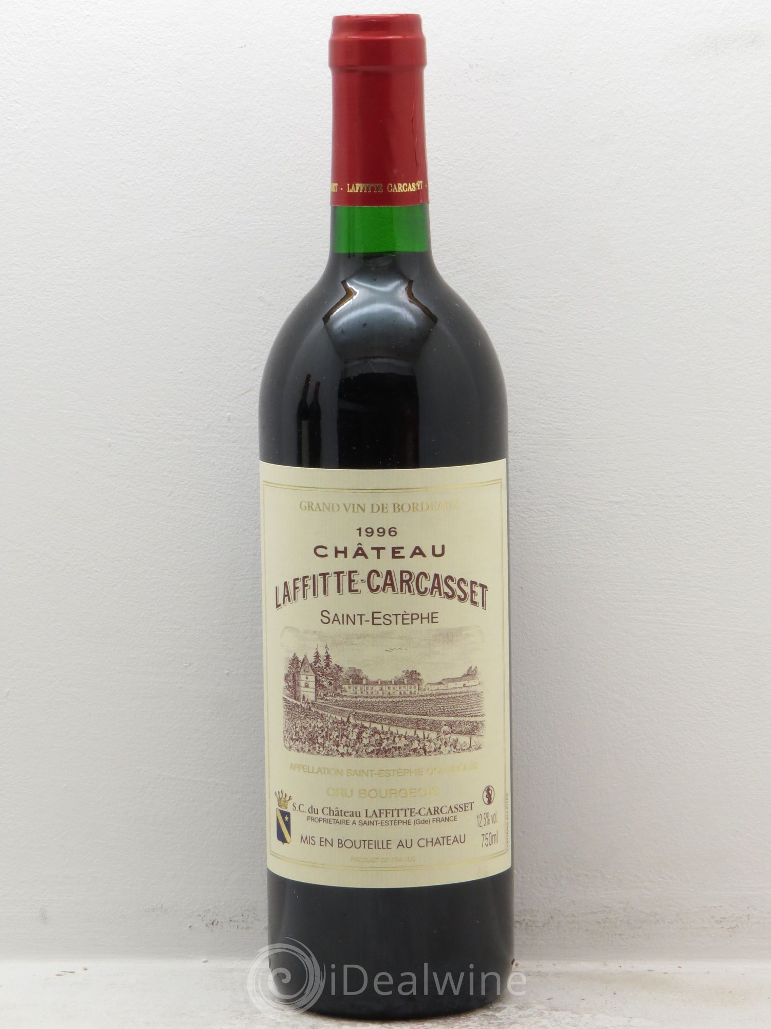 Château Laffitte Carcasset Cru Bourgeois (sans prix de réserve) 1996 - Lot de 1 bouteille - 0