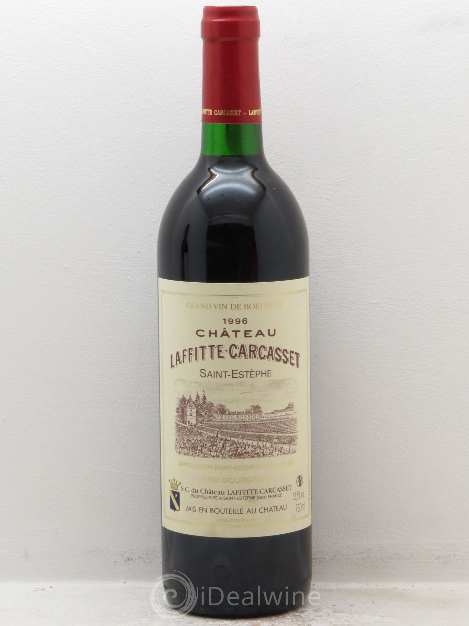 Château Laffitte Carcasset Cru Bourgeois (sans prix de réserve) 1996 - Lot de 1 bouteille - 0