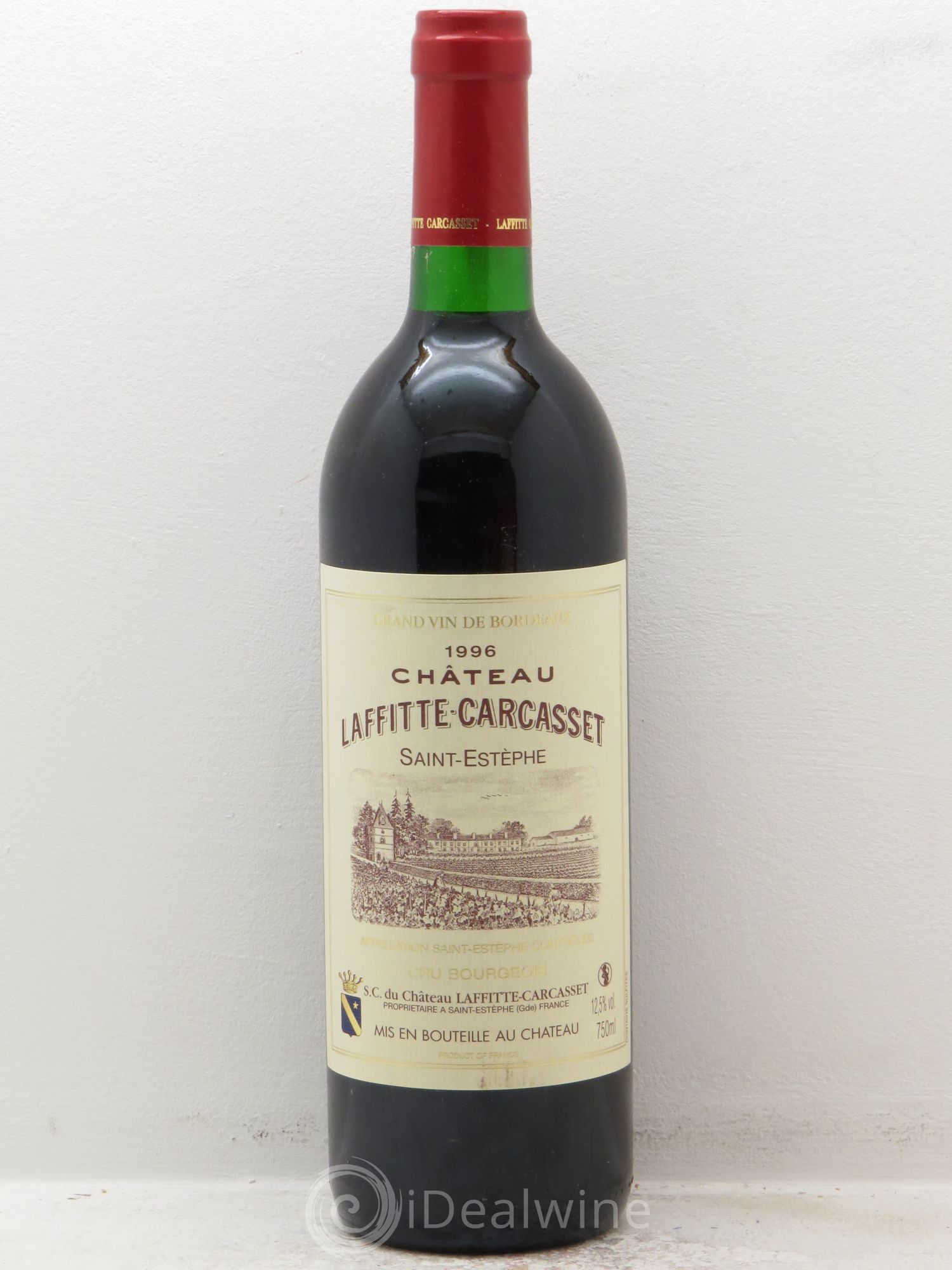 Château Laffitte Carcasset Cru Bourgeois (sans prix de réserve) 1996 - Lot de 1 bouteille - 0