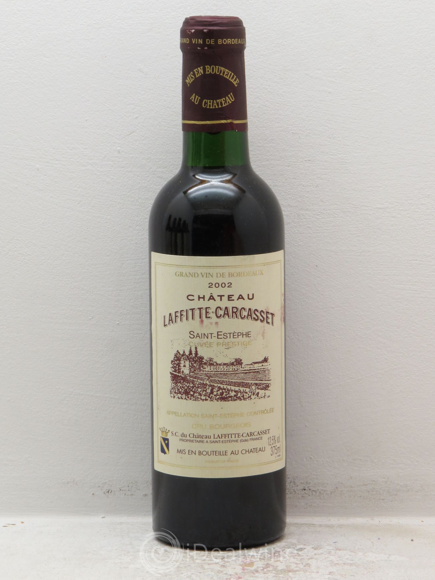 Château Laffitte Carcasset Cru Bourgeois (sans prix de réserve) 2002 - Lot de 1 demi bouteille - 0