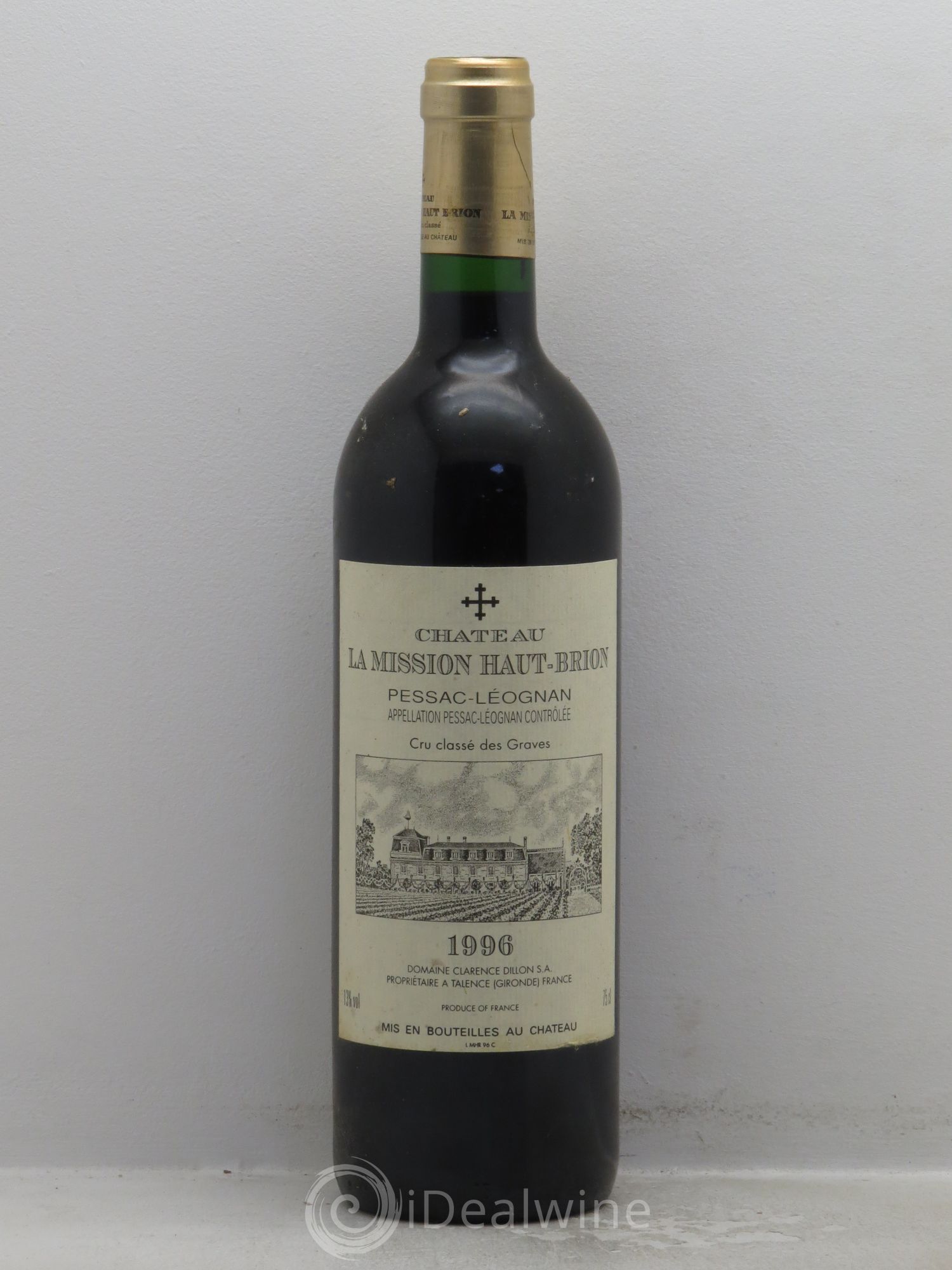 Château la Mission Haut-Brion Cru Classé de Graves (sans prix de réserve) 1996 - Lot de 1 bouteille - 0