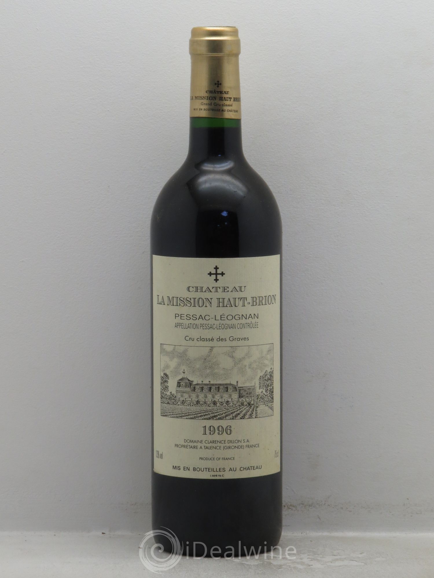 Château la Mission Haut-Brion Cru Classé de Graves (sans prix de réserve) 1996 - Lot de 1 bouteille - 0