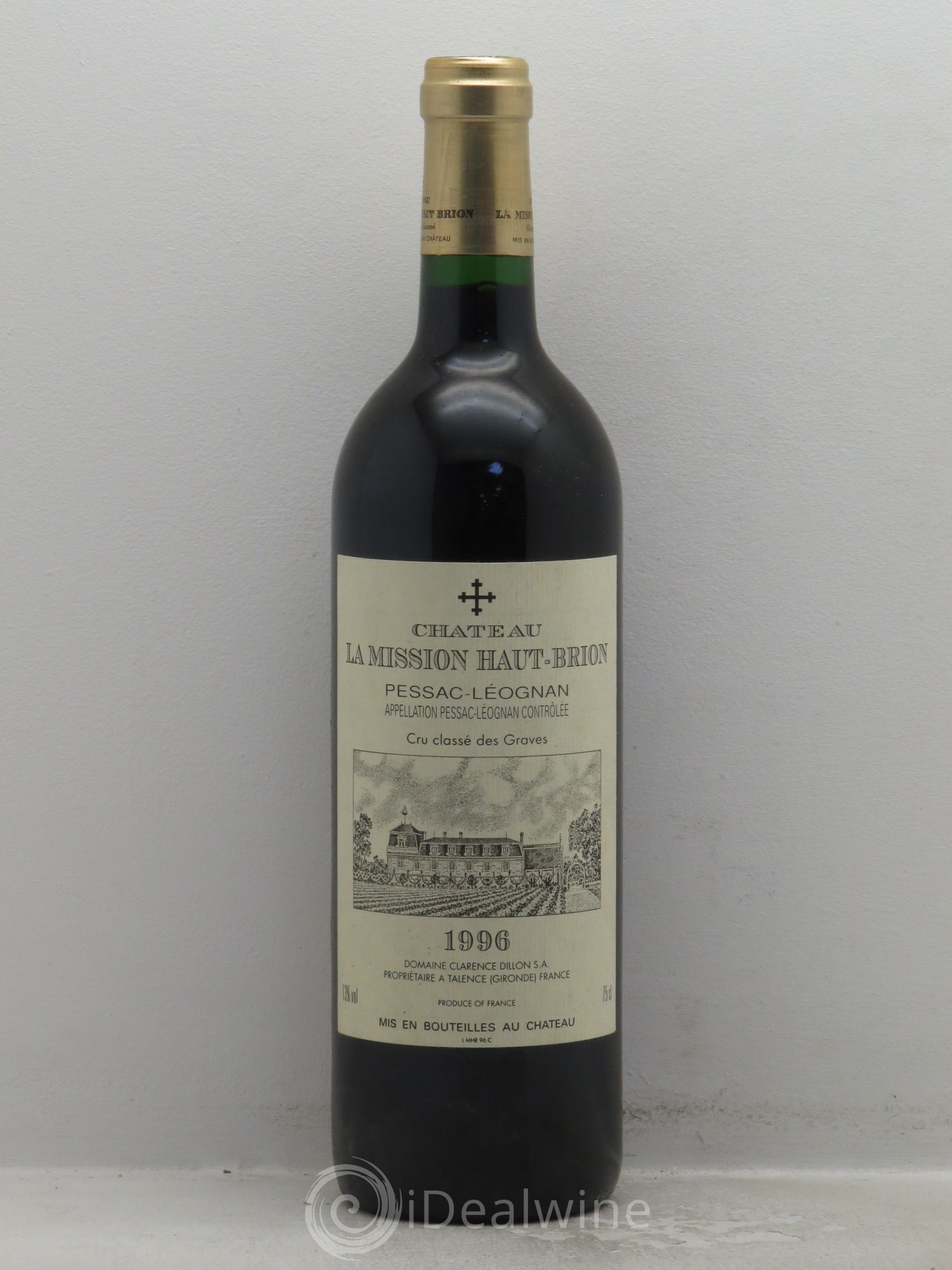 Château la Mission Haut-Brion Cru Classé de Graves (sans prix de réserve) 1996 - Lot de 1 bouteille - 0