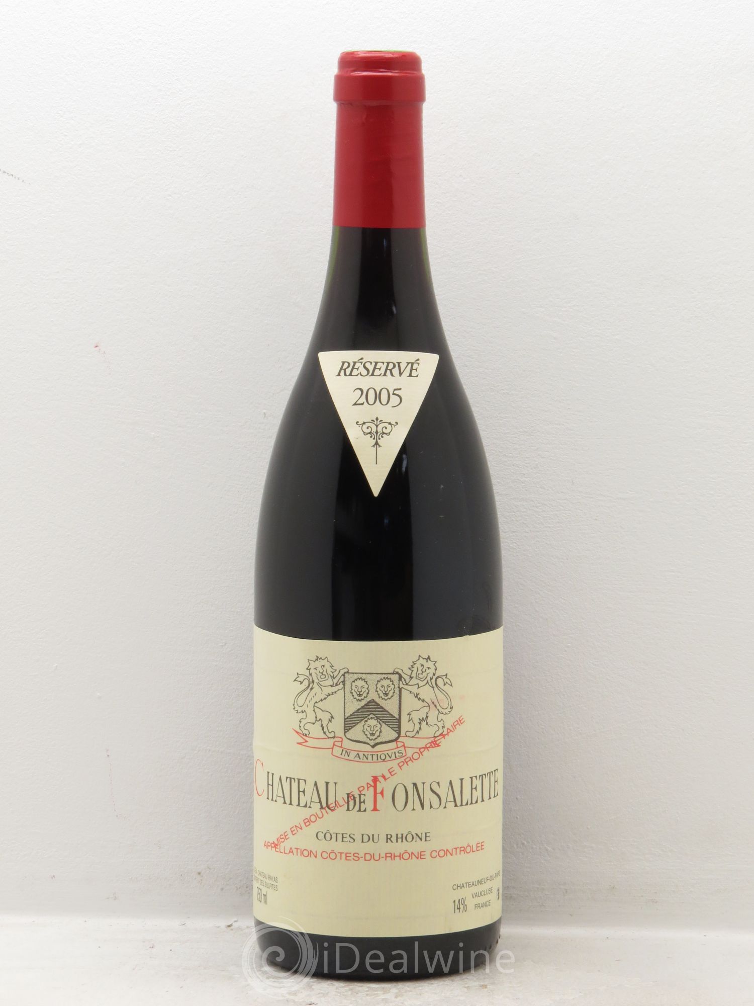 Côtes-du-Rhône Château de Fonsalette Emmanuel Reynaud (senza prezzo di riserva) 2005 - Lotto di 1 bottiglia - 0