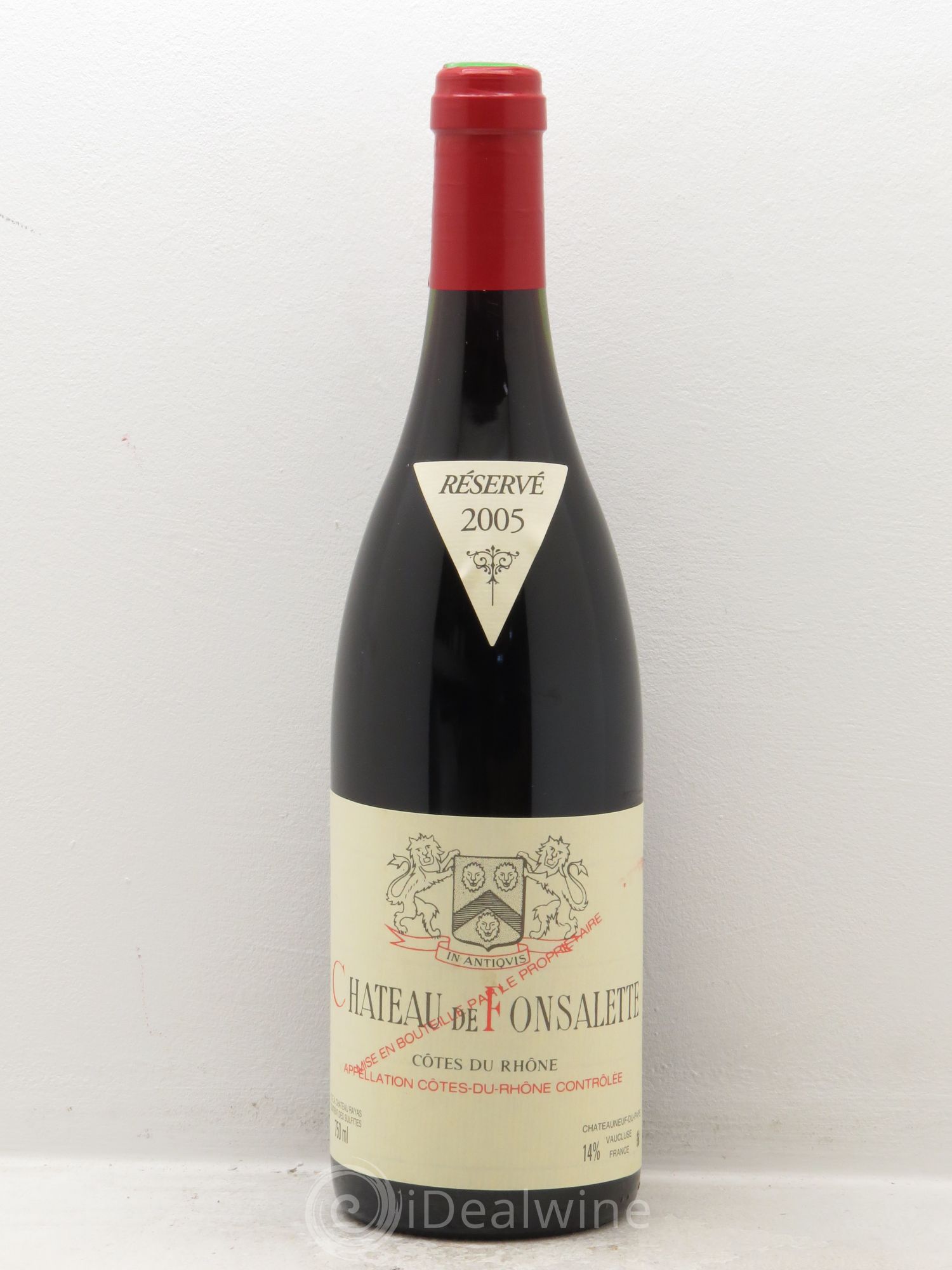 Côtes-du-Rhône Château de Fonsalette Emmanuel Reynaud (sans prix de réserve) 2005 - Lot de 1 bouteille - 0