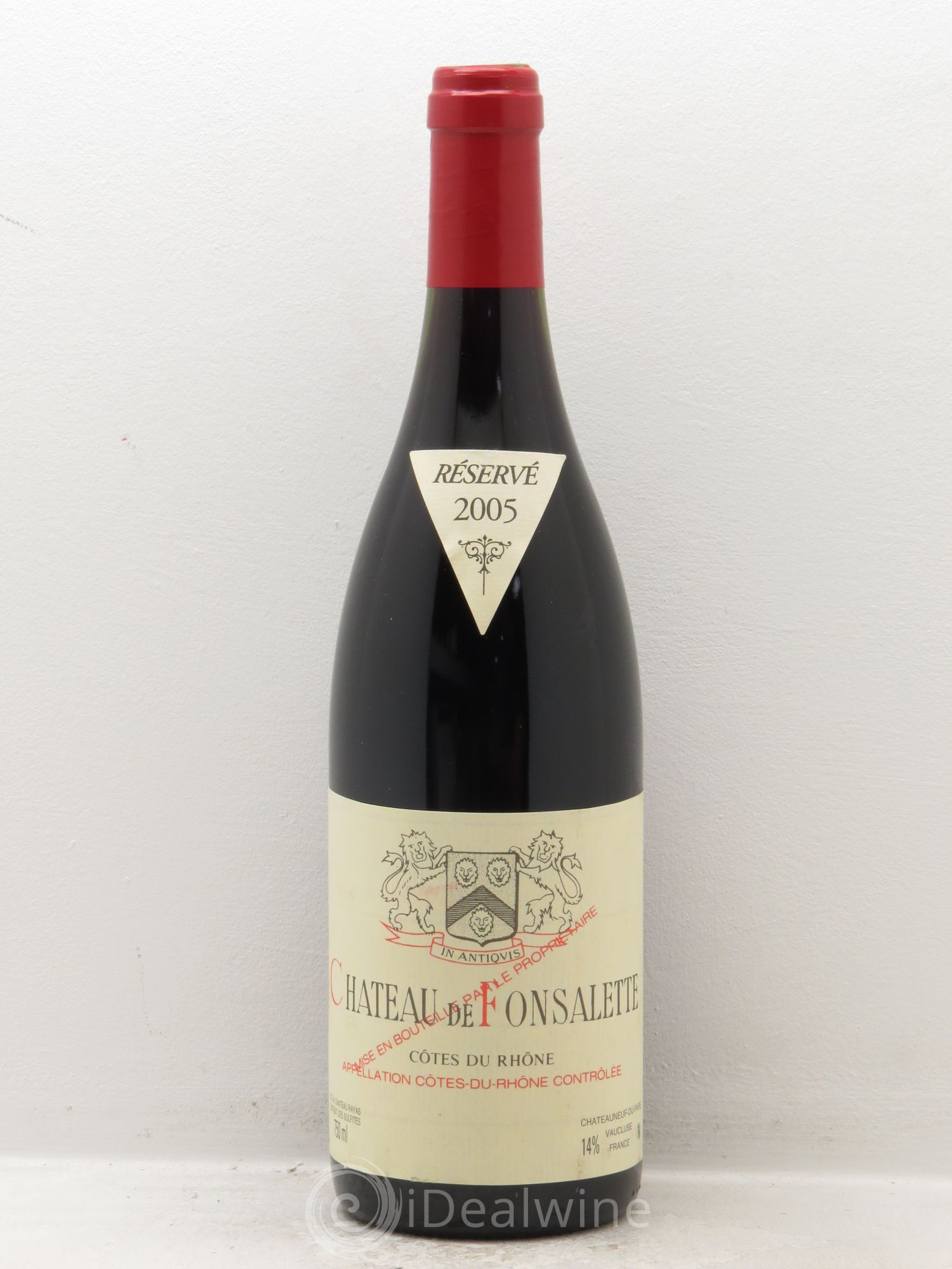 Côtes-du-Rhône Château de Fonsalette Emmanuel Reynaud (sans prix de réserve) 2005 - Lot de 1 bouteille - 0