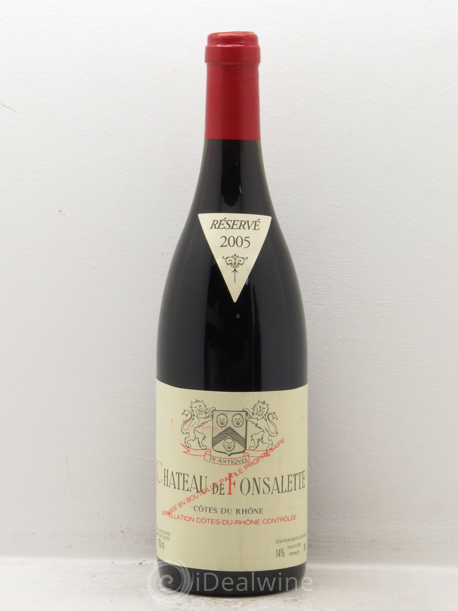 Côtes-du-Rhône Château de Fonsalette Emmanuel Reynaud (sans prix de réserve) 2005 - Lot de 1 bouteille - 0