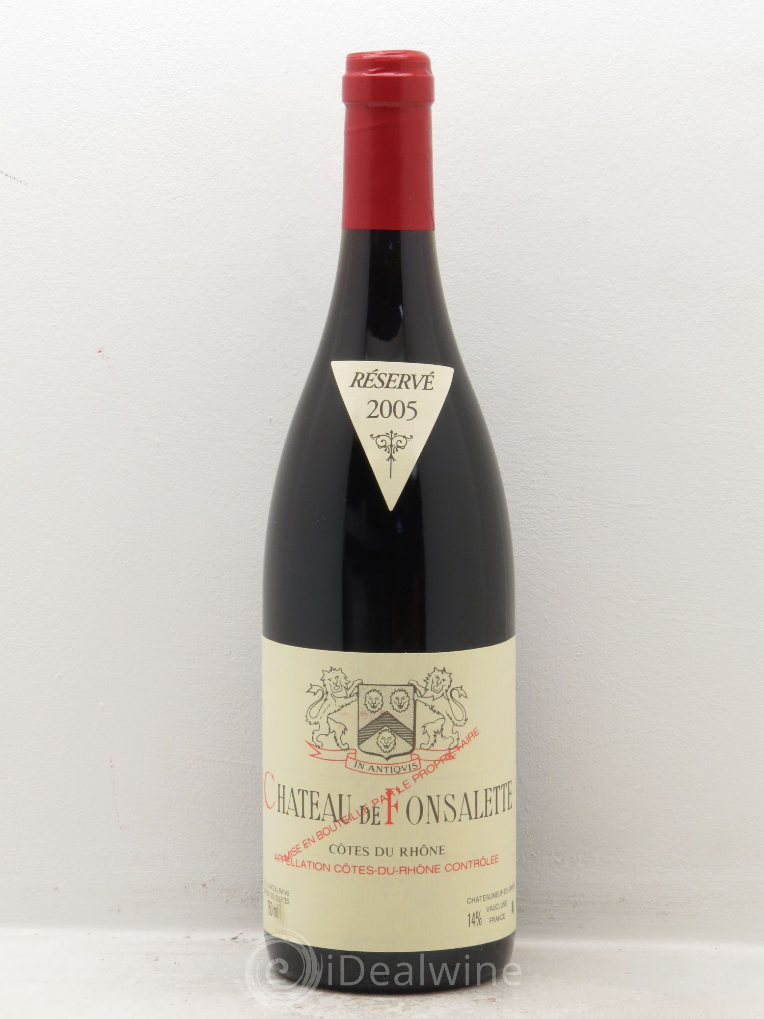Côtes-du-Rhône Château de Fonsalette Emmanuel Reynaud (sans prix de réserve) 2005 - Lot de 1 bouteille - 0
