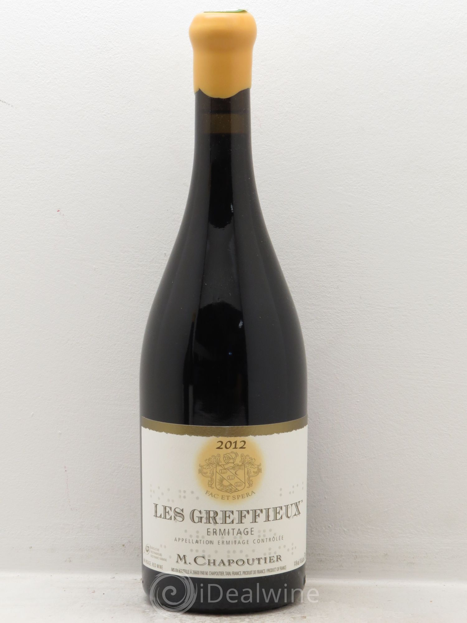 Hermitage Ermitage Les Greffieux Chapoutier (sans prix de réserve) 2012 - Lot de 1 bouteille - 0