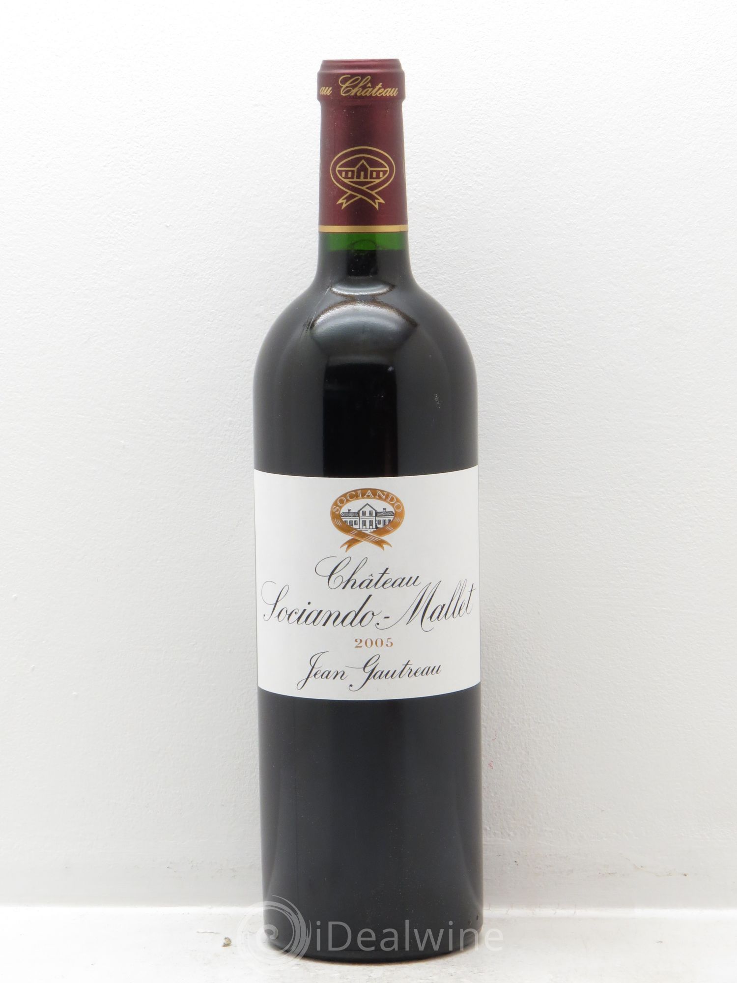 Château Sociando Mallet 2005 - Lot de 1 bouteille - 0
