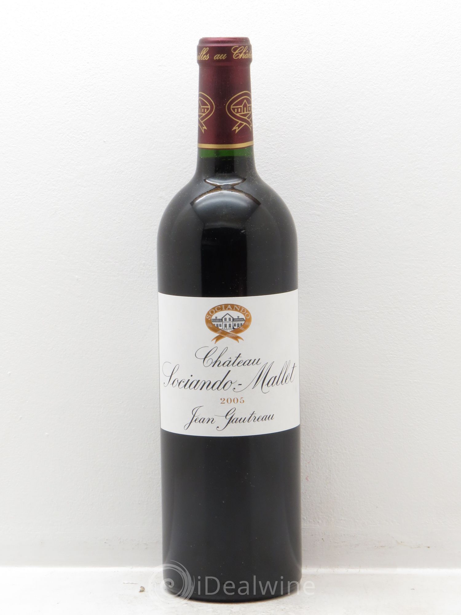 Château Sociando Mallet 2005 - Lot de 1 bouteille - 0