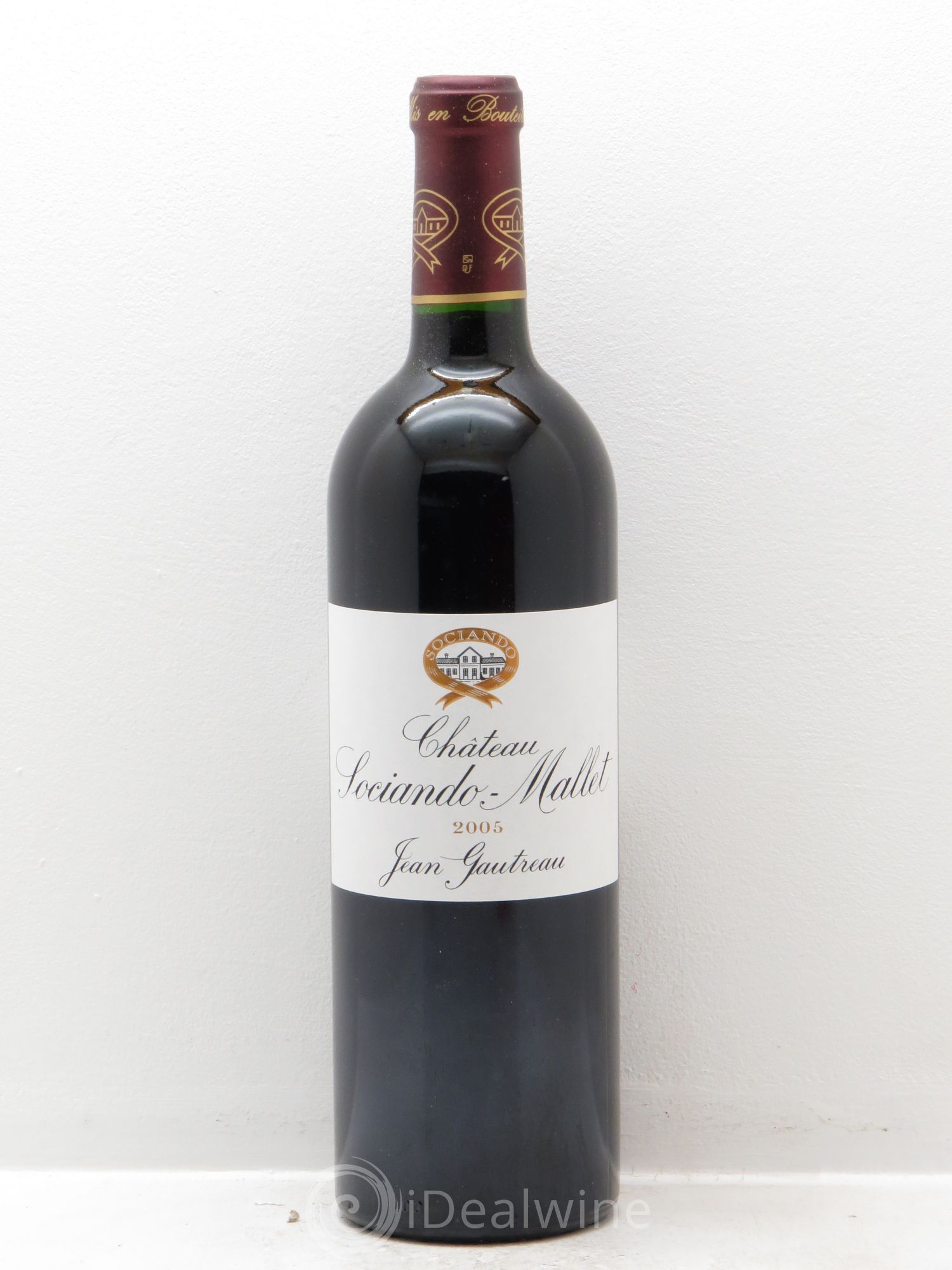 Château Sociando Mallet 2005 - Lot de 1 bouteille - 0