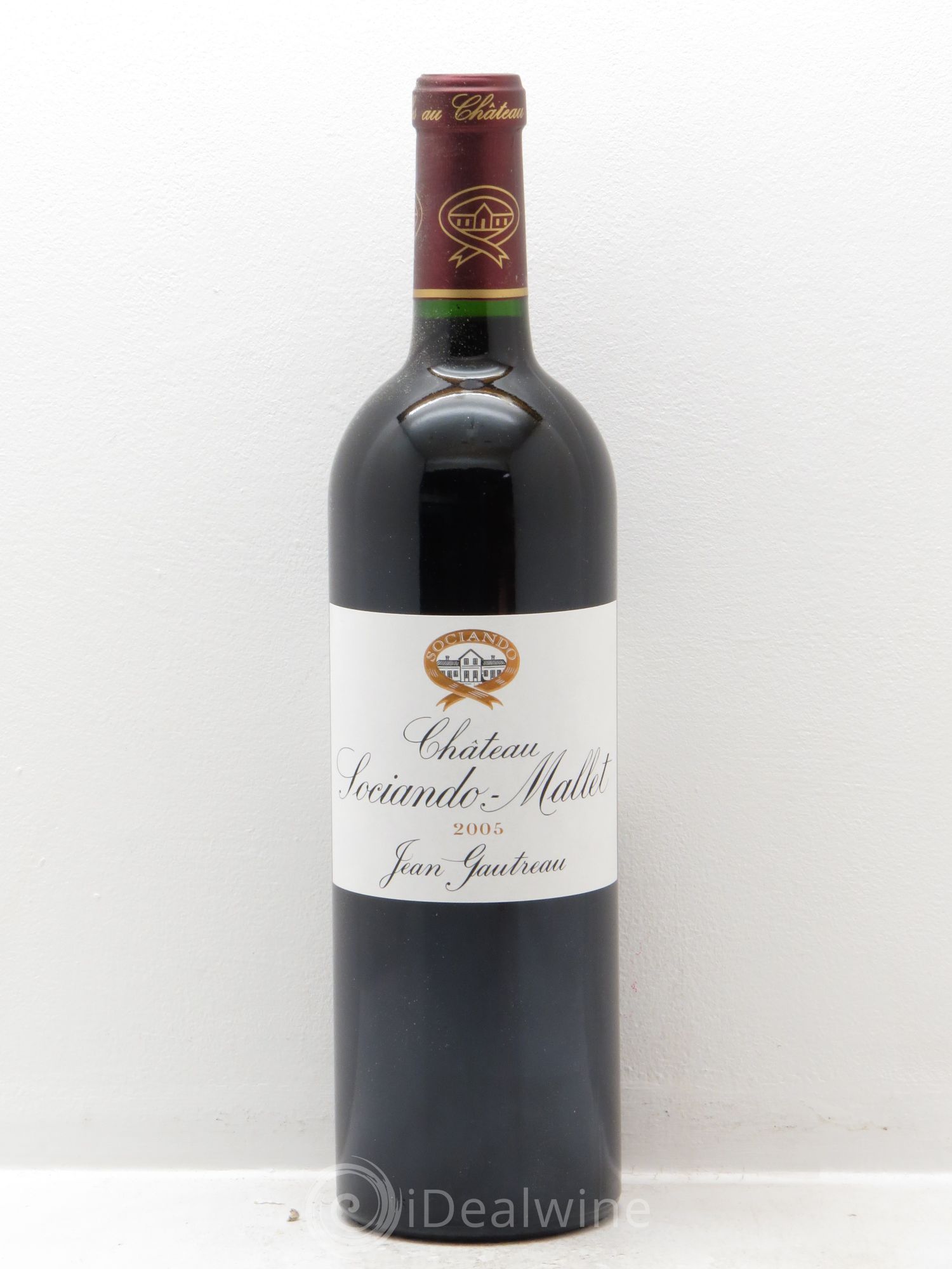 Château Sociando Mallet 2005 - Lot de 1 bouteille - 0