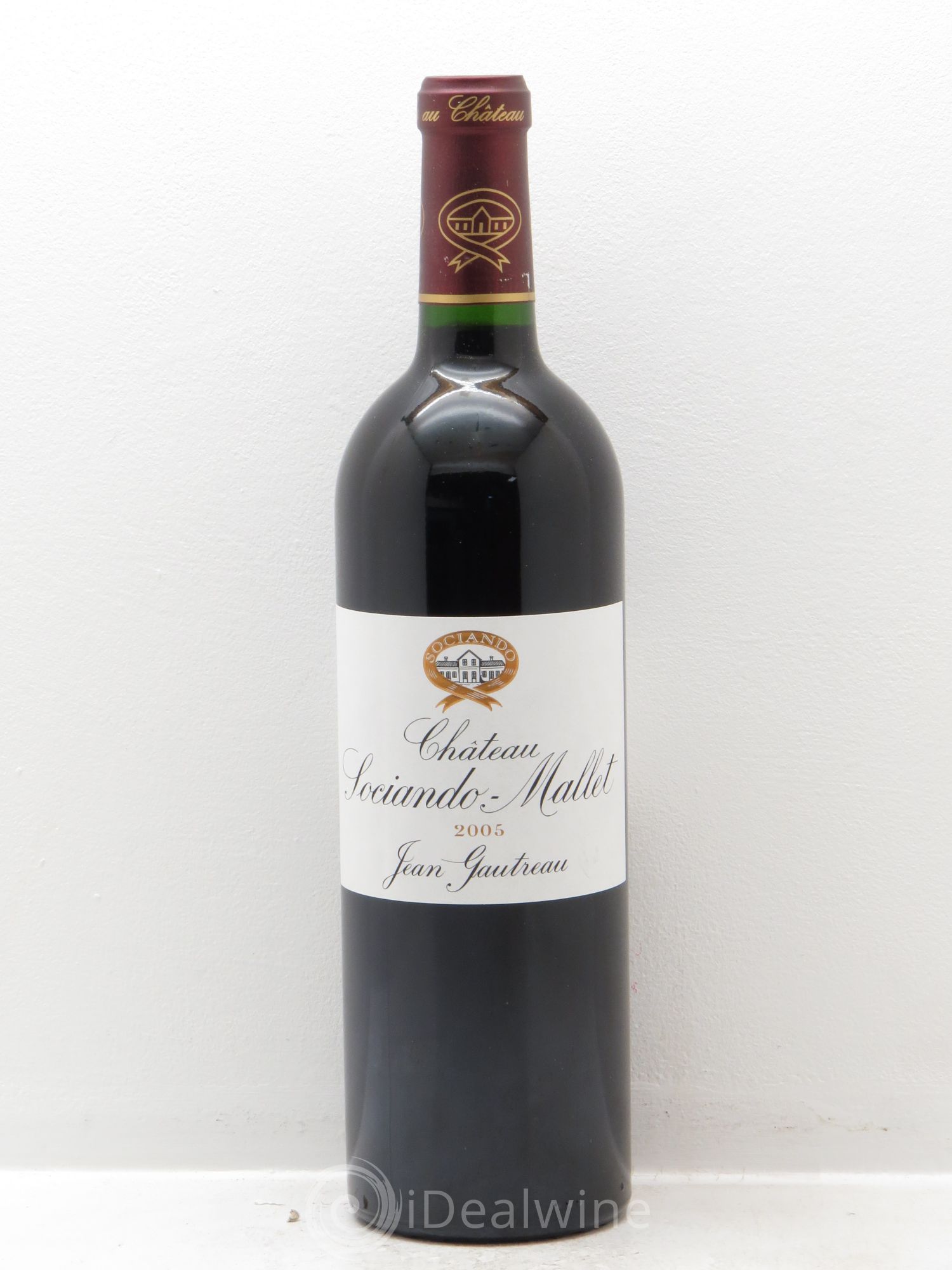 Château Sociando Mallet 2005 - Lot de 1 bouteille - 0