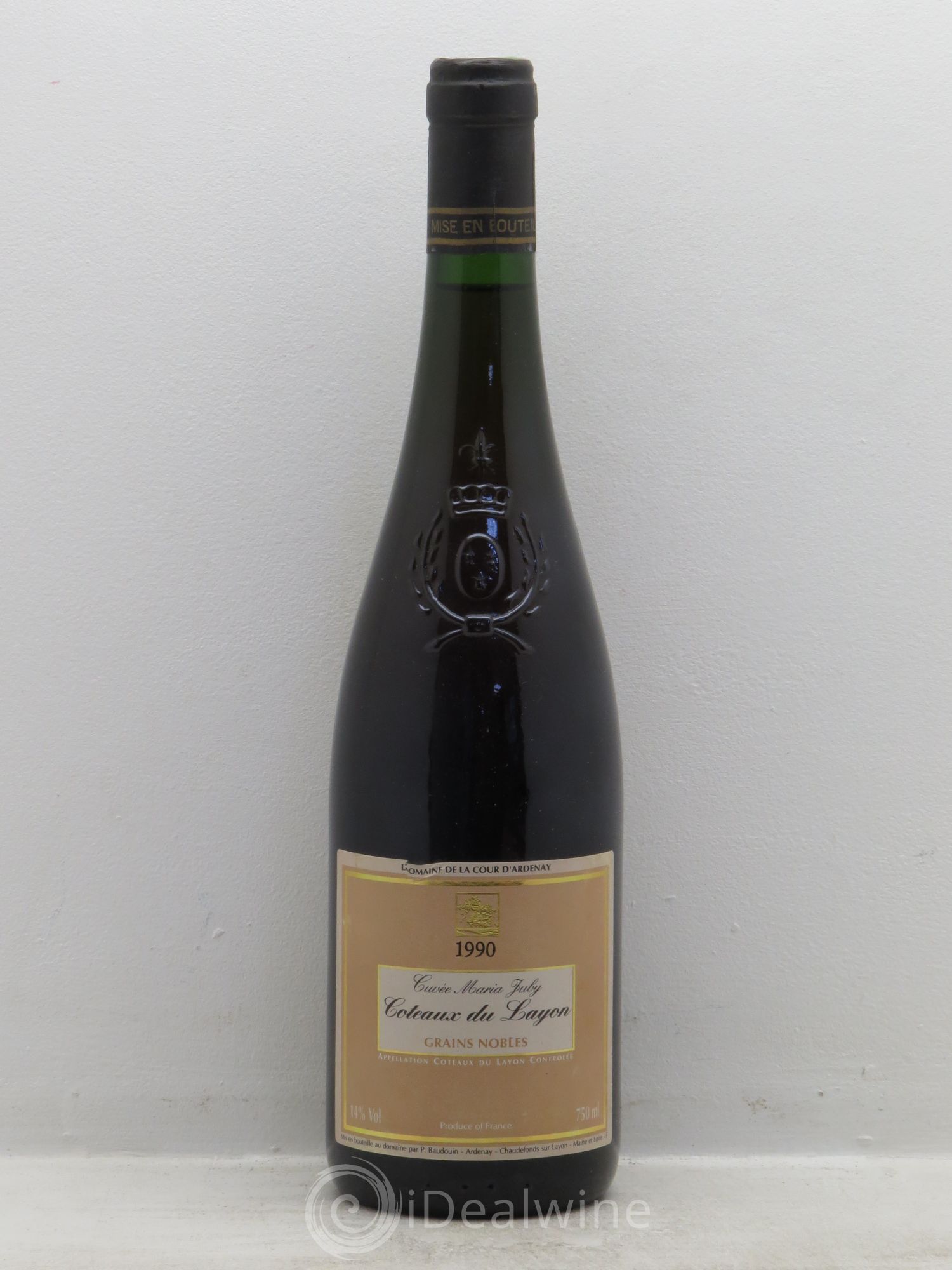 Coteaux du Layon Grains Nobles P.Baudoin (sans prix de réserve) 1990 - Lotto di 1 bottiglia - 0