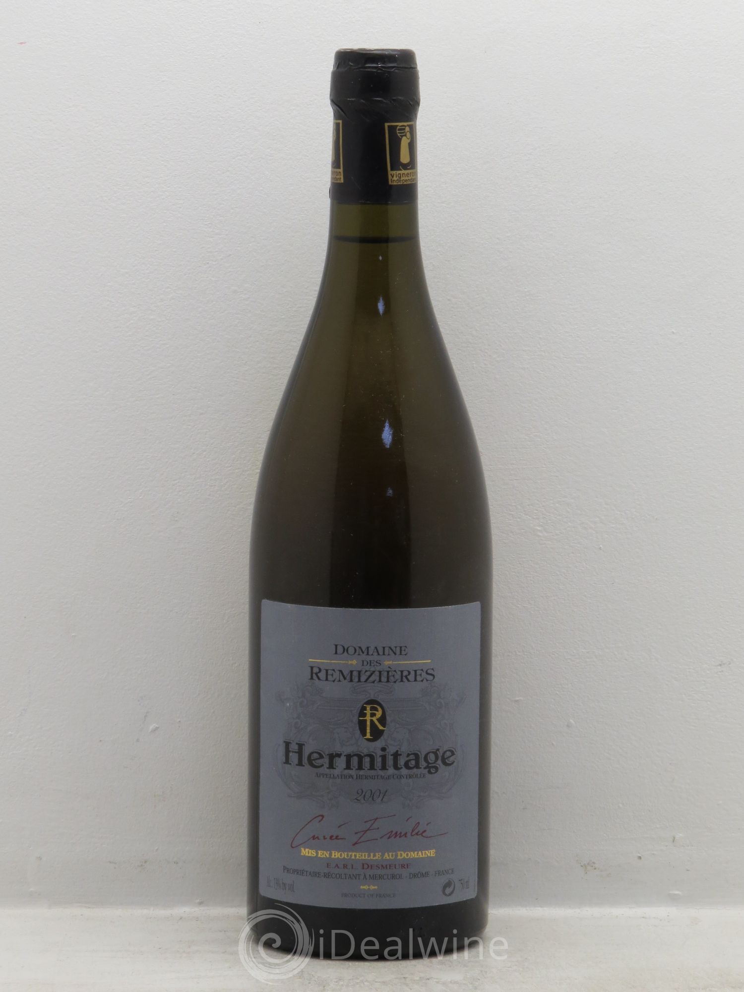 Hermitage Cuvée Emilie Rémizières (Domaine des) (sans prix de réserve) 2001 - Lot de 1 bouteille - 0