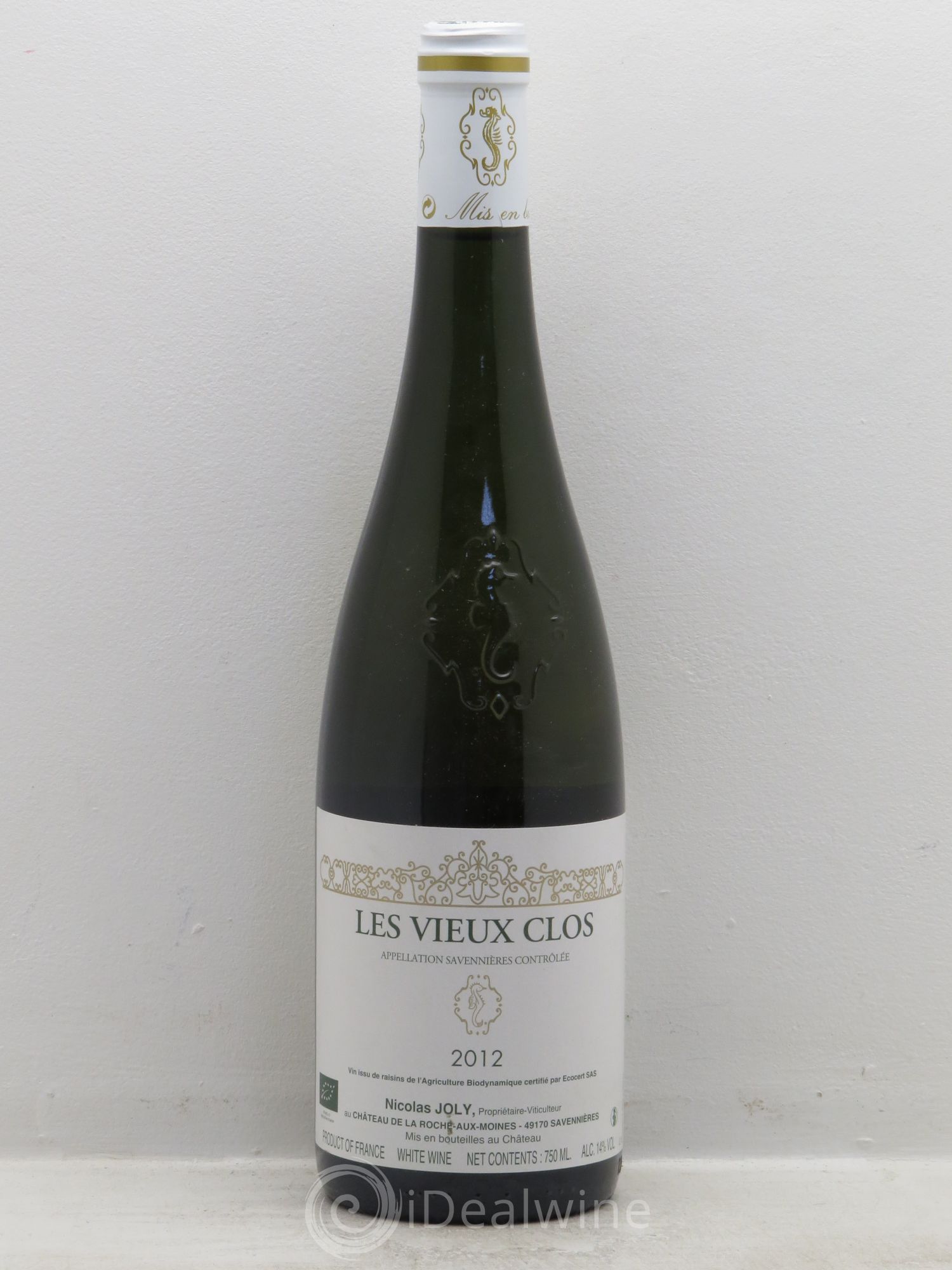 Savennières Les Vieux Clos Nicolas Joly (sans prix de réserve) 2012 - Lot de 1 bouteille - 0