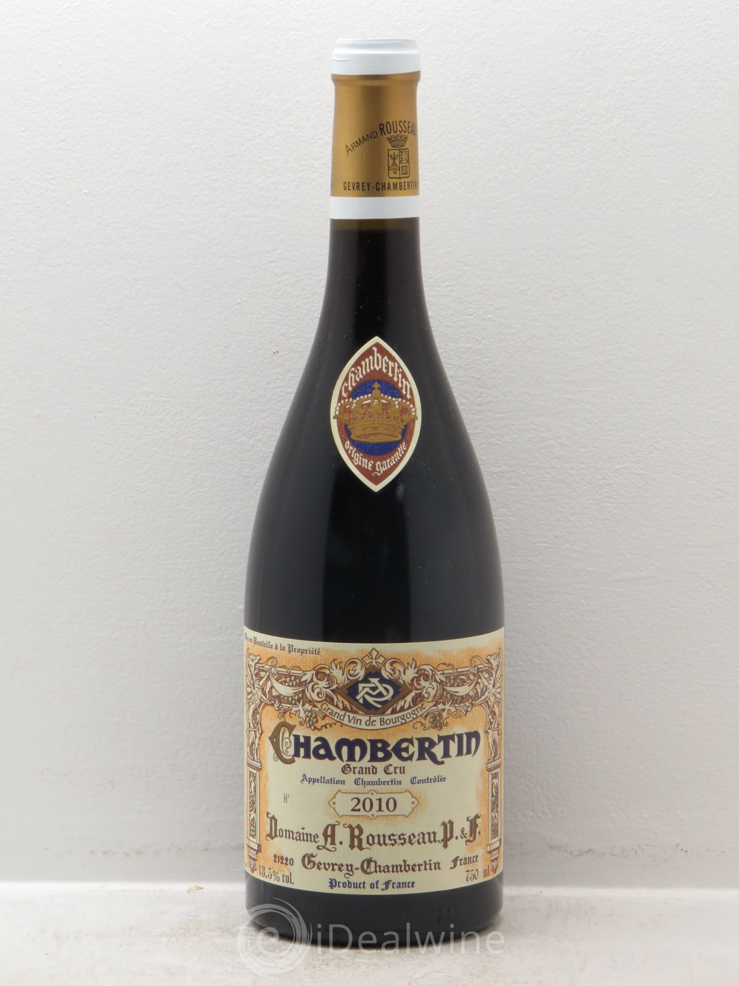 Chambertin Grand Cru Armand Rousseau (Domaine) (sans prix de réserve) 2010 - Lot de 1 bouteille - 0