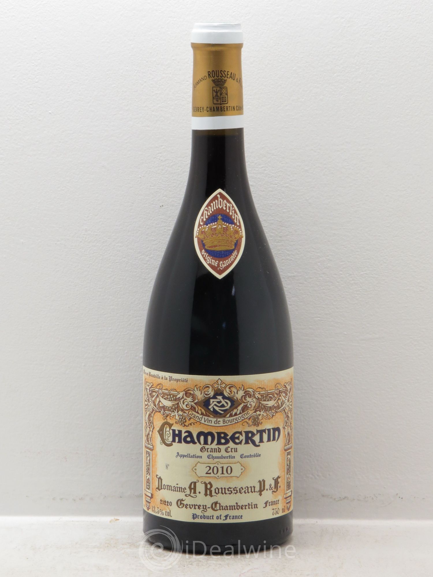 Chambertin Grand Cru Armand Rousseau (Domaine) (sans prix de réserve) 2010 - Lot de 1 bouteille - 0