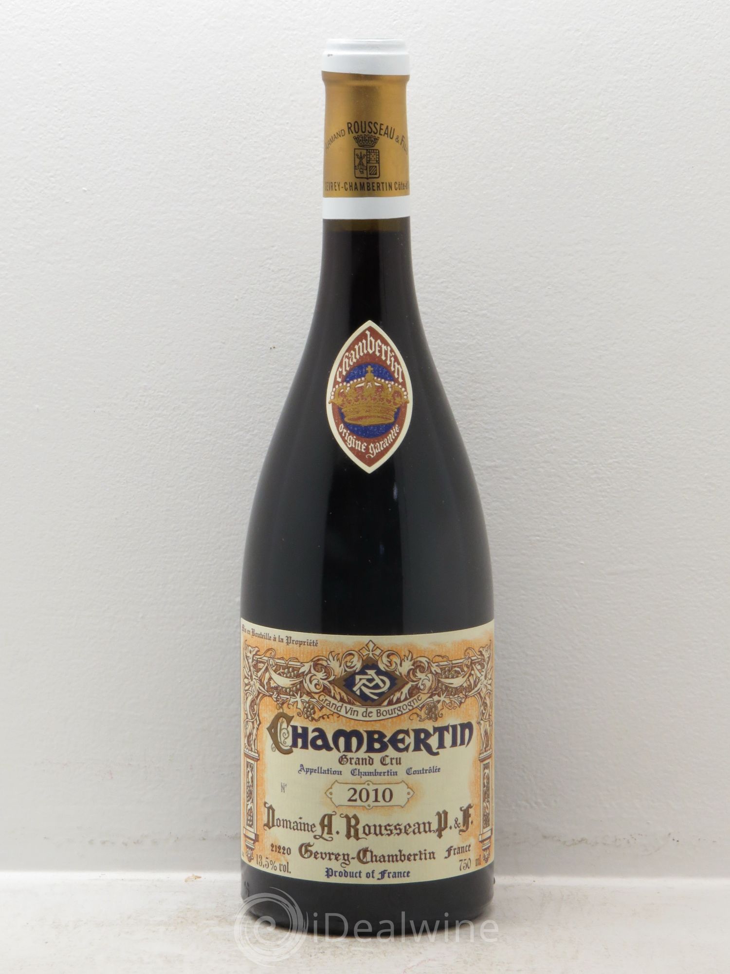 Chambertin Grand Cru Armand Rousseau (Domaine) (sans prix de réserve) 2010 - Lot de 1 bouteille - 0