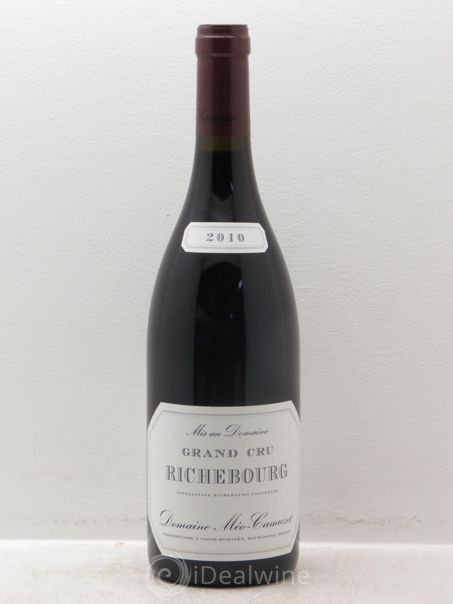 Richebourg Grand Cru Méo-Camuzet (Domaine) (sans prix de réserve) 2010 - Lot de 1 bouteille - 0