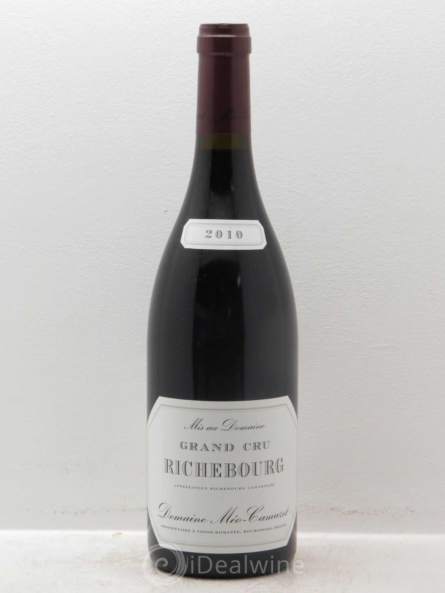 Richebourg Grand Cru Méo-Camuzet (Domaine) (sans prix de réserve) 2010 - Lot de 1 bouteille - 0