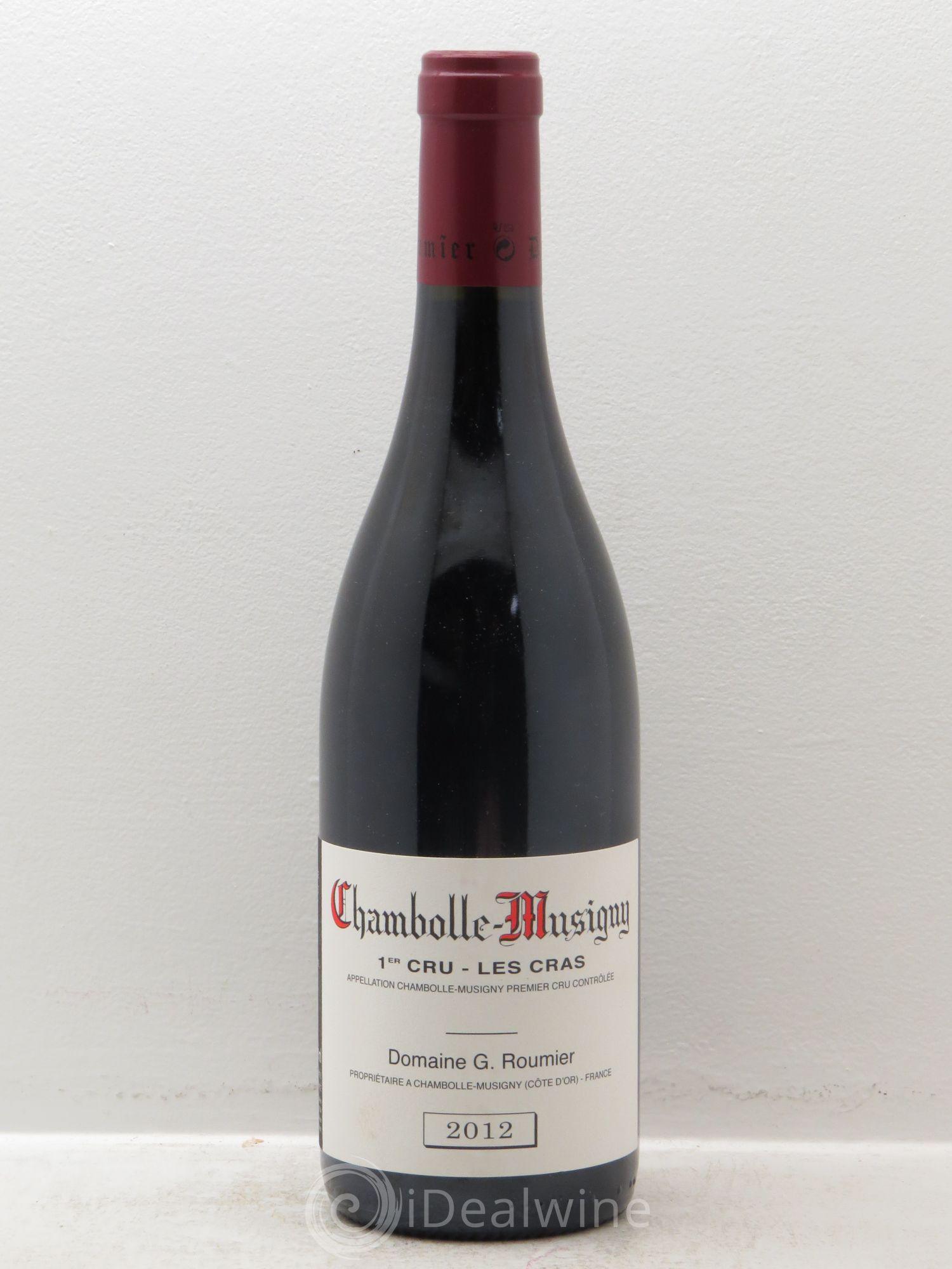 Chambolle-Musigny 1er Cru Les Cras Georges Roumier (Domaine) (sans prix de réserve) 2012 - Lot de 1 bouteille - 0
