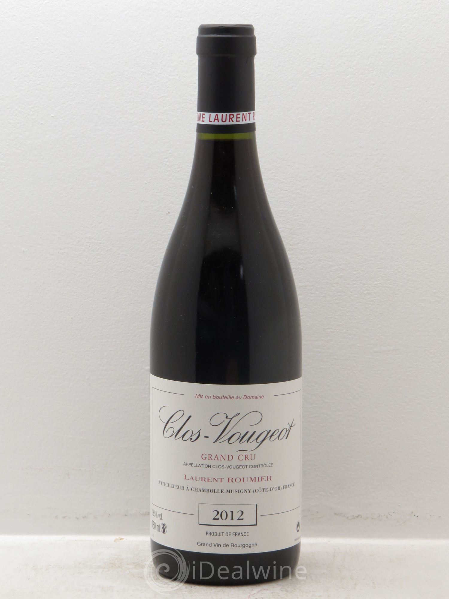 Clos de Vougeot Grand Cru Laurent Roumier (sans prix de réserve) 2012 - Lot de 1 bouteille - 0