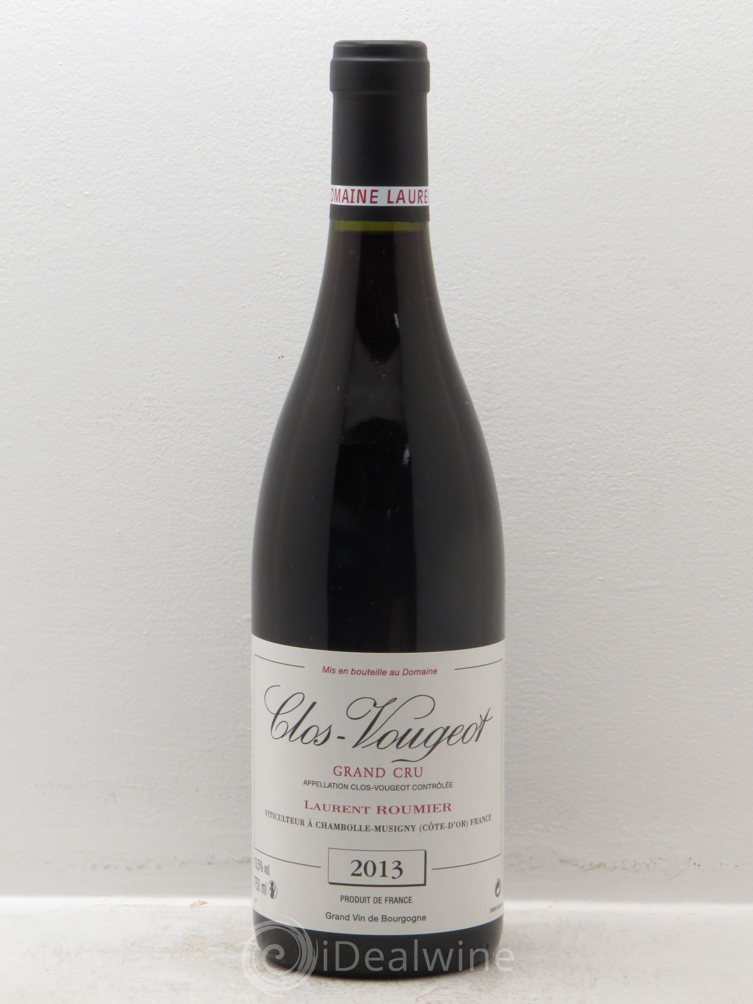 Clos de Vougeot Grand Cru Laurent Roumier (sans prix de réserve) 2013 - Lot de 1 bouteille - 0