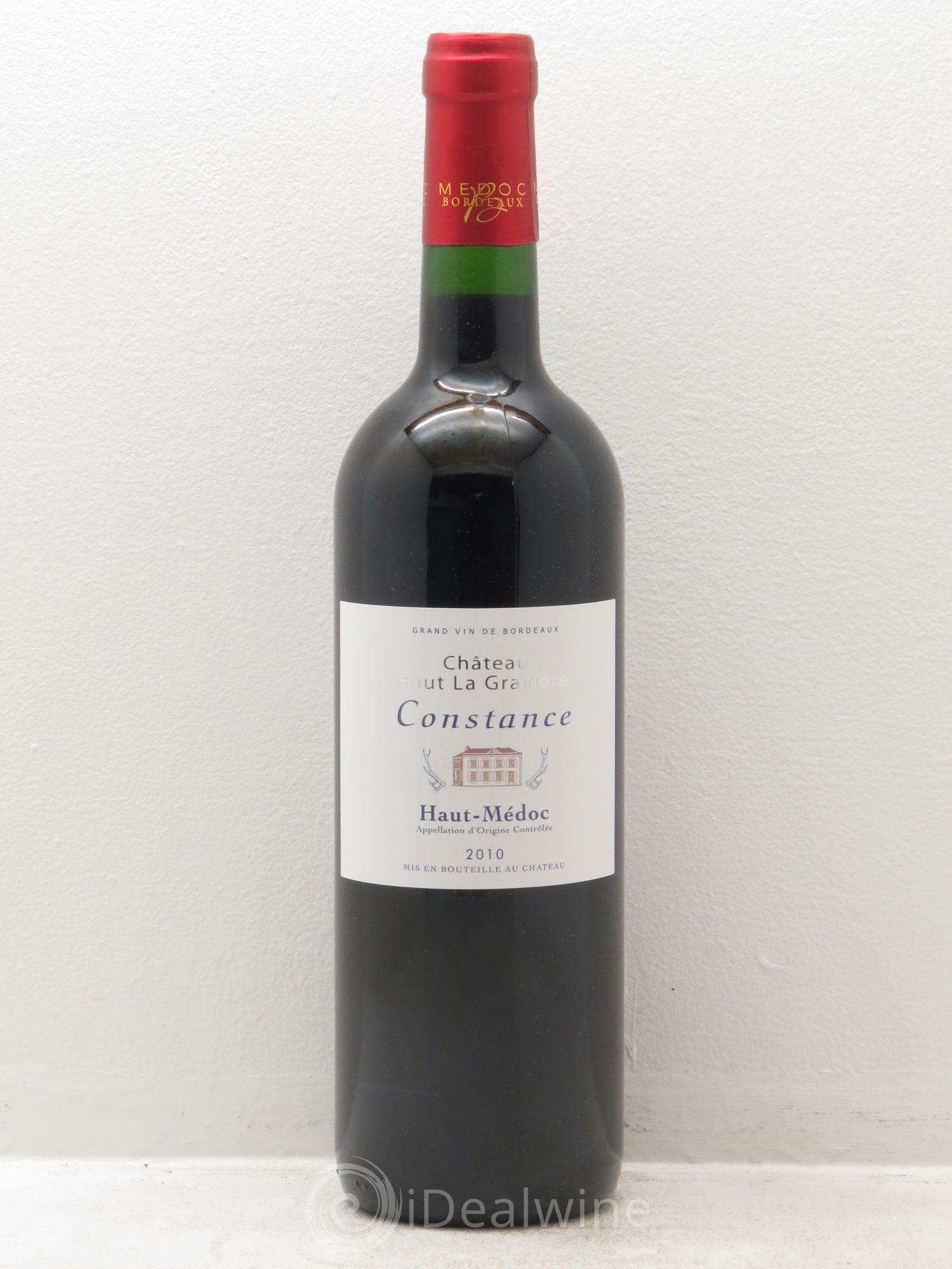 Haut Médoc Château Haut La Gravière Cuvée Constance (sans prix de réserve) 2010 - Posten von 1 Flasche - 0